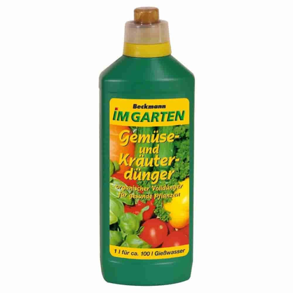 Beckmann IM GARTEN Gartendünger Gemüse- und Kräuterdünger 1 Liter