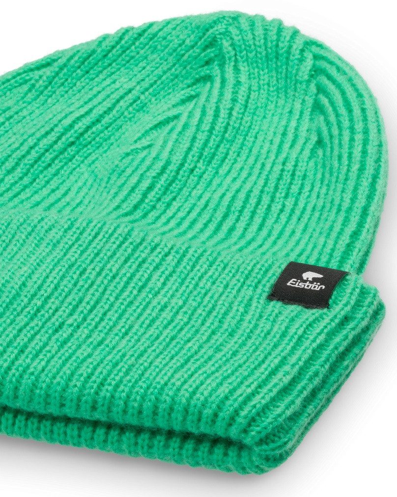 Eisbär Beanie Salma 2.0 - Merinomix, Rippstruktur - grün - 1 Stück