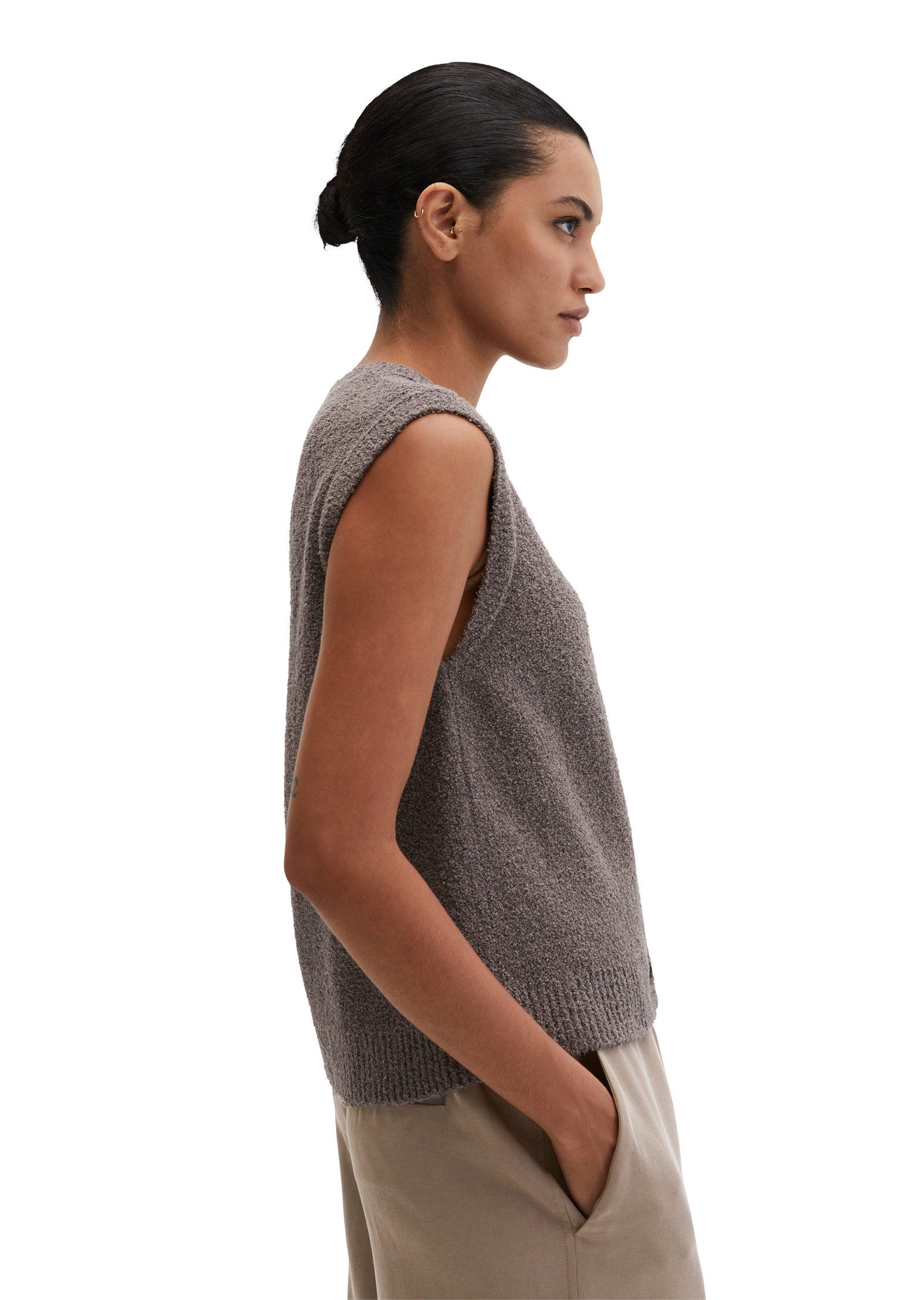 Marc O'Polo Strickweste aus Bouclé-Garn günstig online kaufen