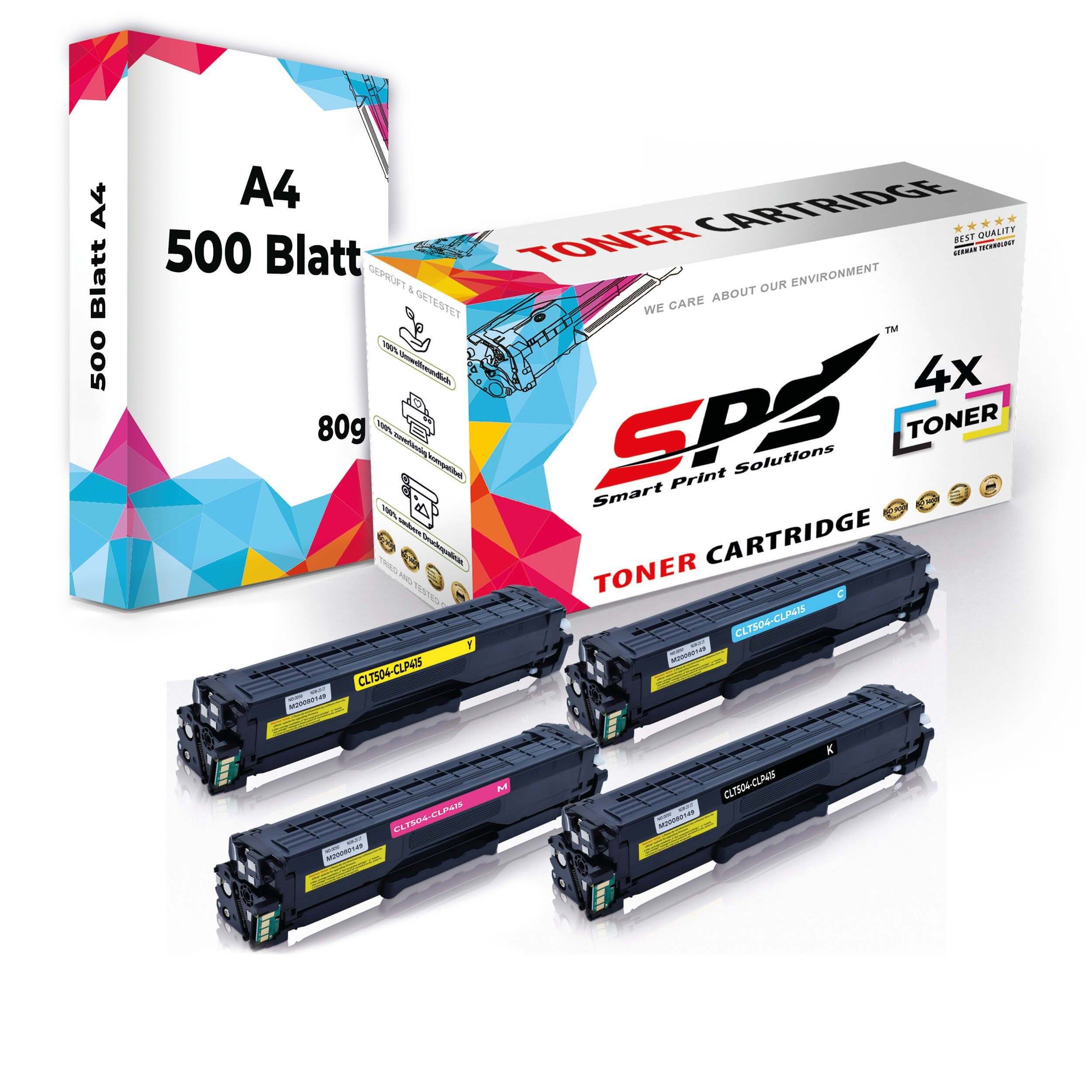 SPS Tonerkartusche Druckerpapier A4 + 4x Multipack Set Kompatibel für Samsung Xpress C, (5er Pack)
