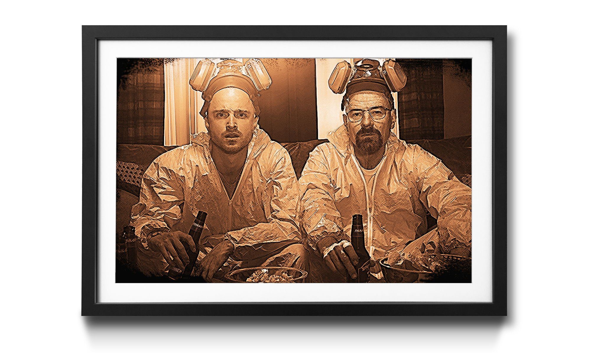 WandbilderXXL Bild mit Rahmen Breaking Bad, Film-Momente, Wandbild, in 4 Größen erhältlich