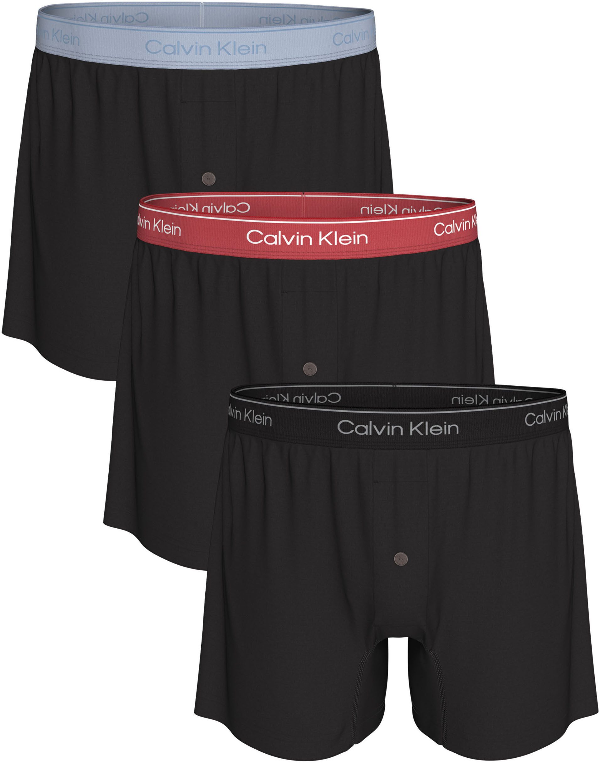 Calvin Klein Underwear Boxer BOXER TRAD 3PK (Packung, 3er-Pack) mit Logo-Elastikbund (3 Stück)