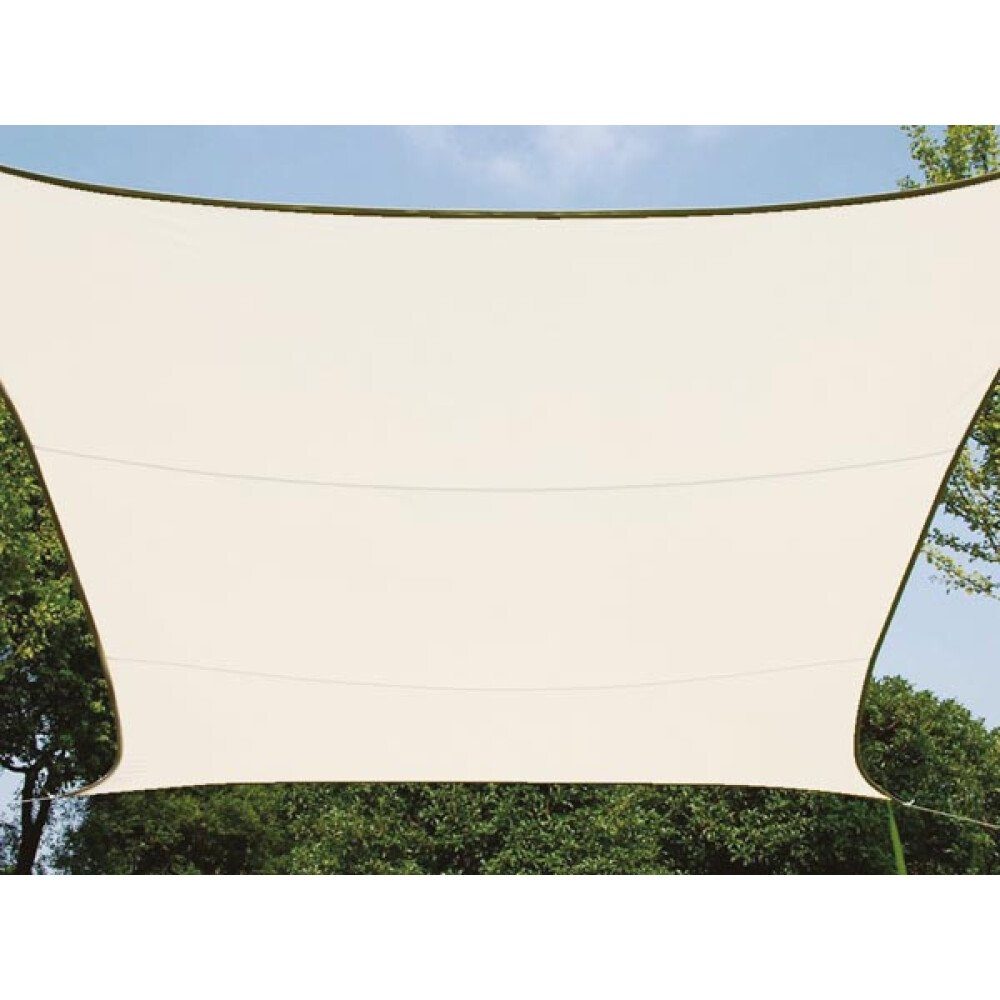 PEREL Sonnensegel Perel Sonnensegel, wasserabweisend, 2 x 3 m, 160 g/m², Polyester, Rech, (1-tlg)
