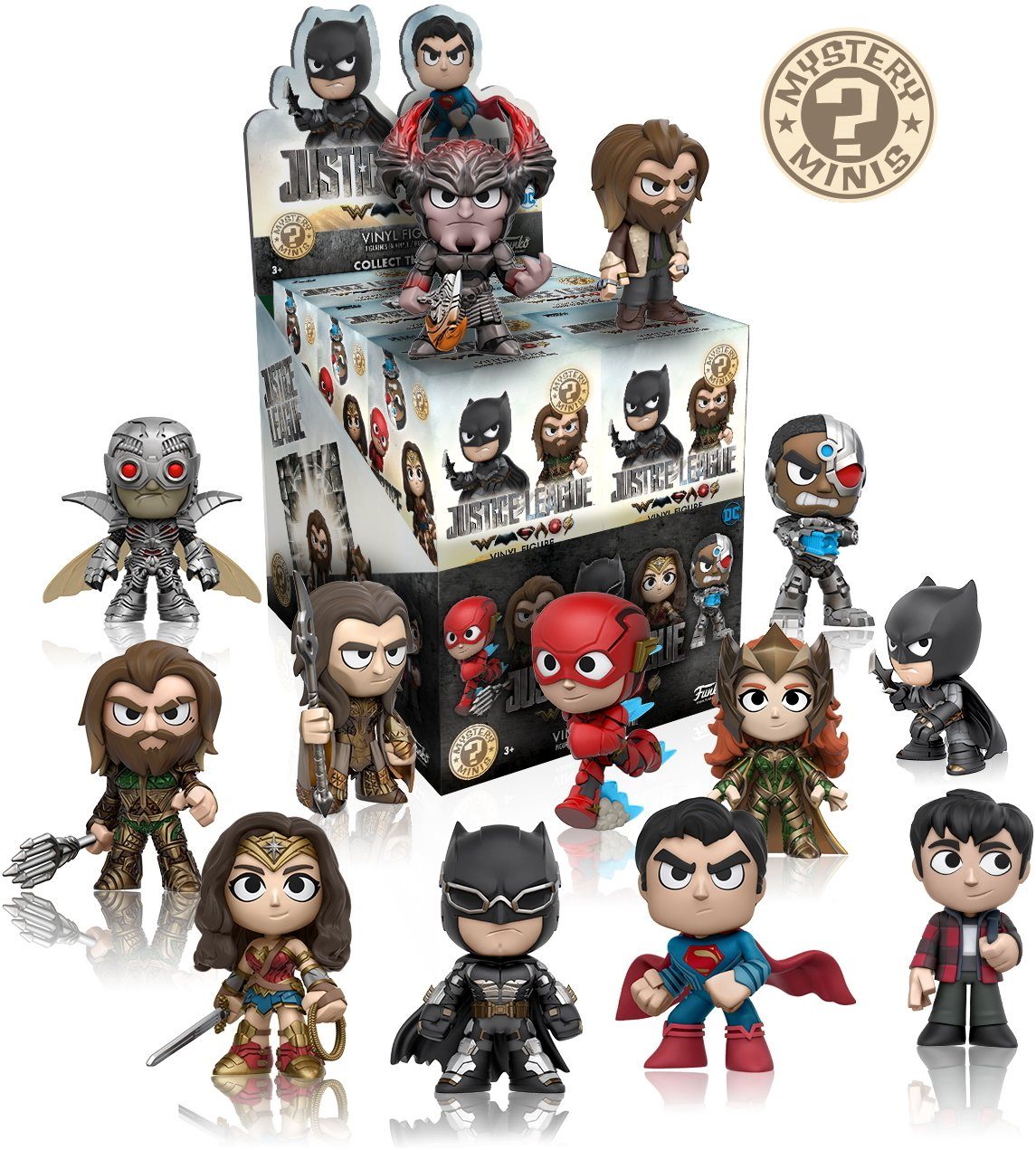 Funko Spielfigur Justice League - Funko Mystery Minis - Vinyl Figur