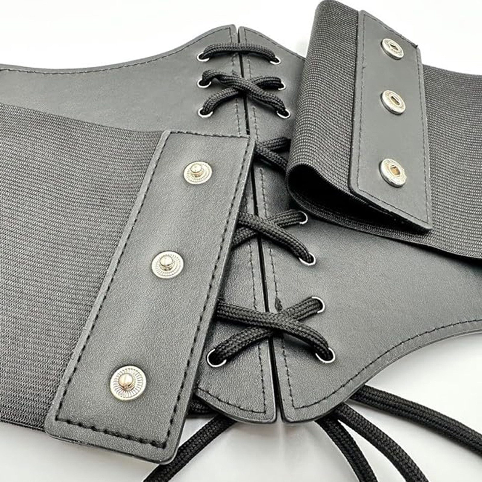 OKWISH Taillengürtel Damen Schnürgürtel elastisch Bindegürtel Hüftgürtel (B günstig online kaufen