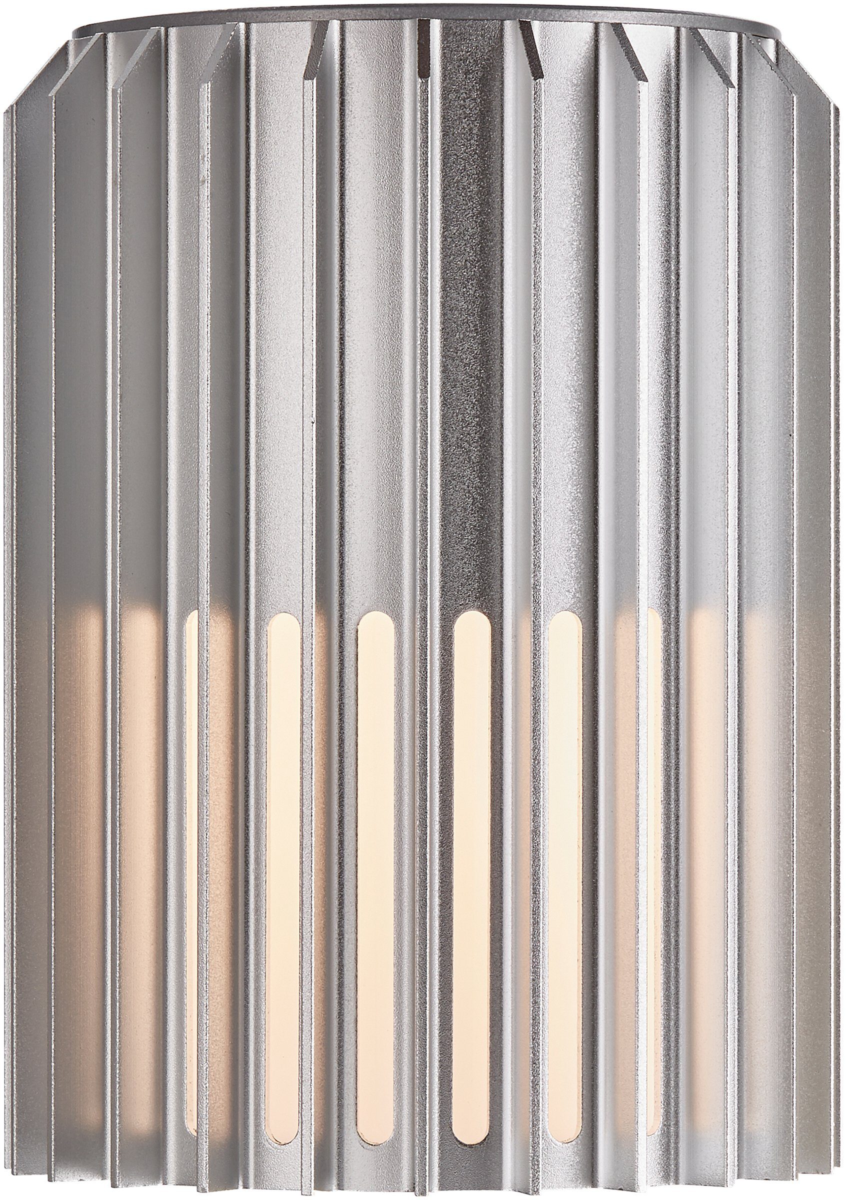 Nordlux Wandleuchte Aludra, ohne Leuchtmittel, langlebiges eloxiertes Aluminium | Wandleuchten