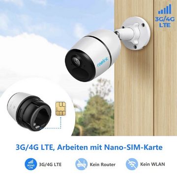 Reolink Go+SP 2K 3G/4G Akku Überwachungskamera (Außenbereich, Human-/Autoerkennung,SIM-Kartenslot,IR-Nachtsicht,Cloud/SD Speicherung)