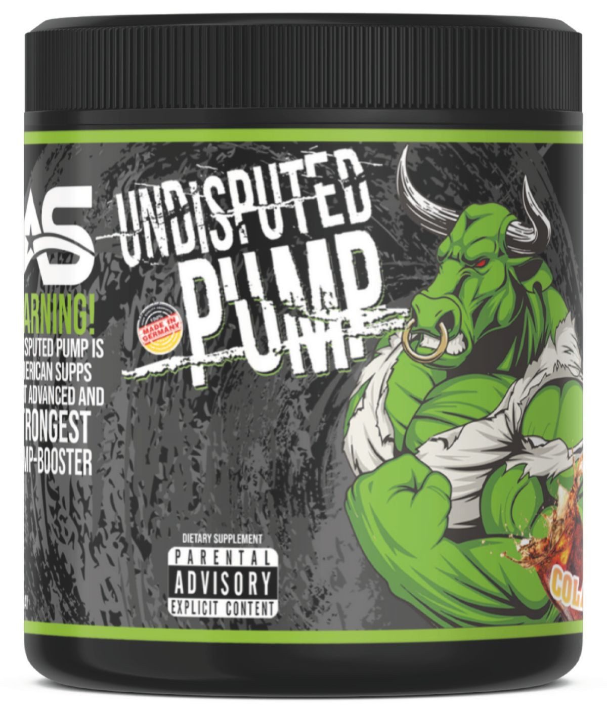 American Supps Undisputed Pump Booster Hardcore Pre-Workout für Bodybuilder Pulver, 510 g
