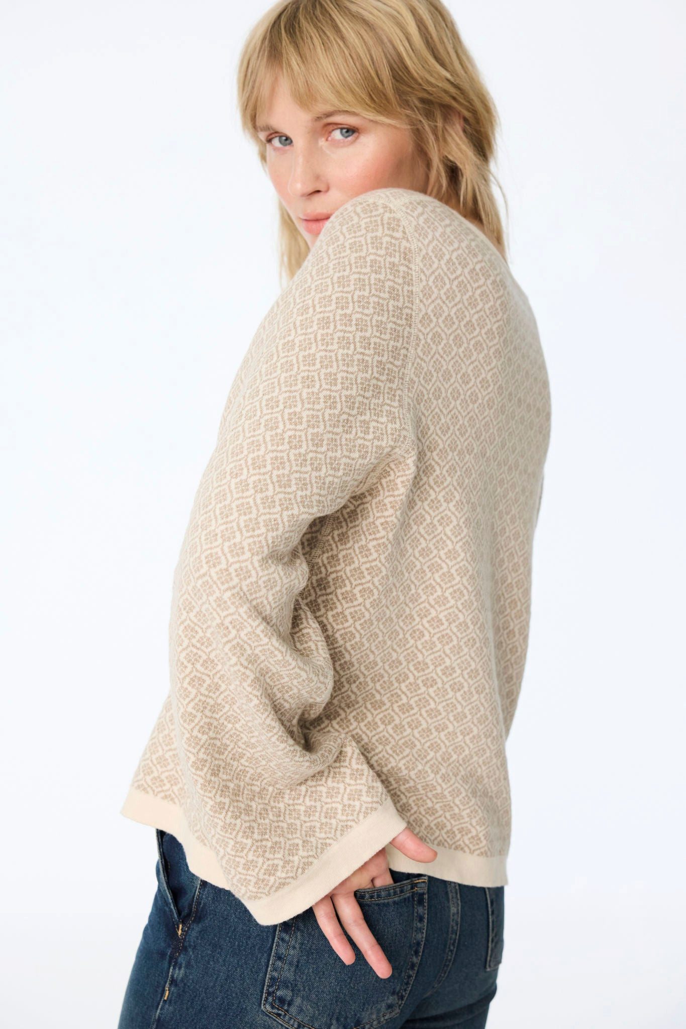 Himalaya Clothing Strickpullover Oversize Pullover Damen beidseitig tragbar günstig online kaufen