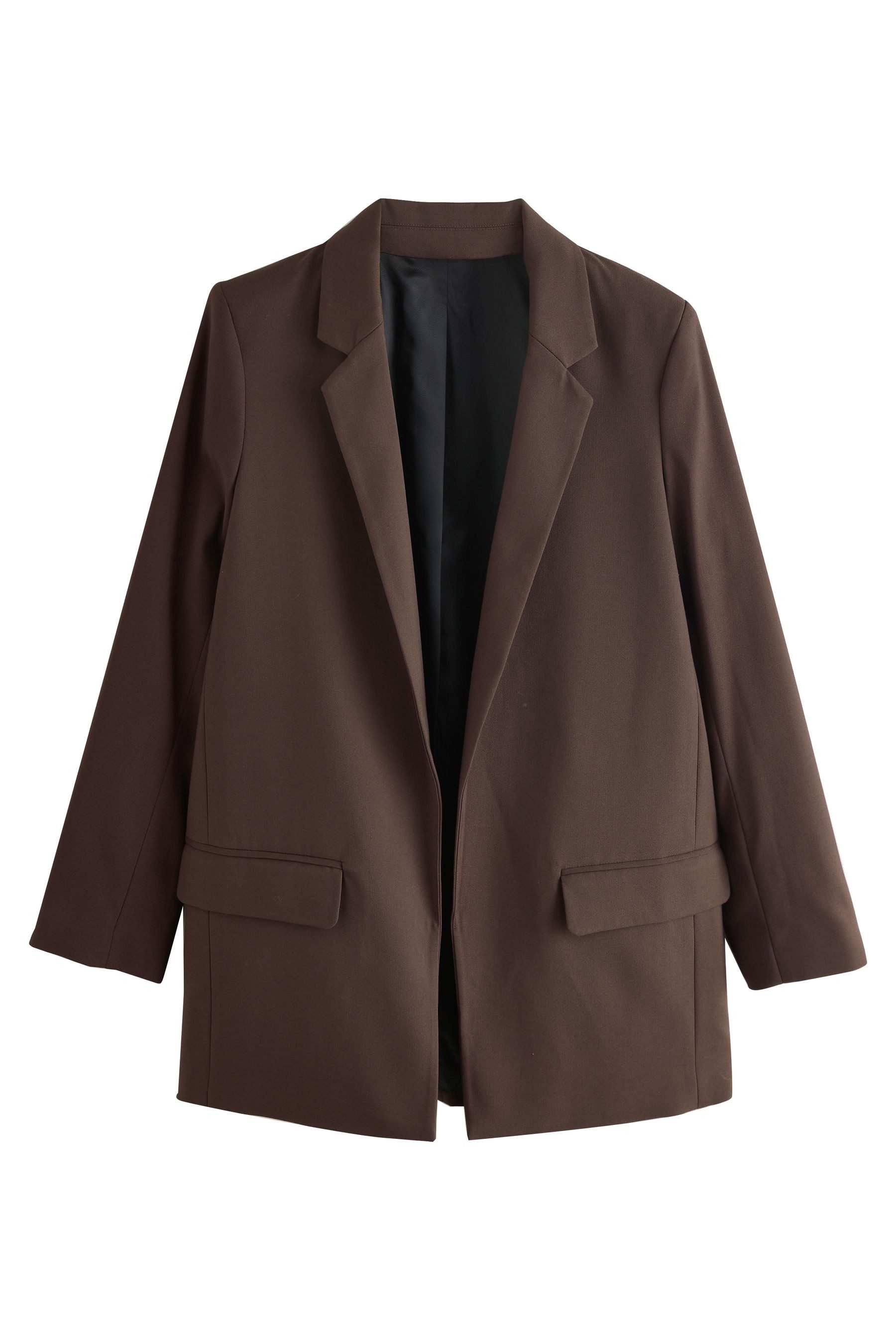 Next Jackenblazer Relaxed Fit Blazer aus Melange-Twill (1-tlg) günstig online kaufen