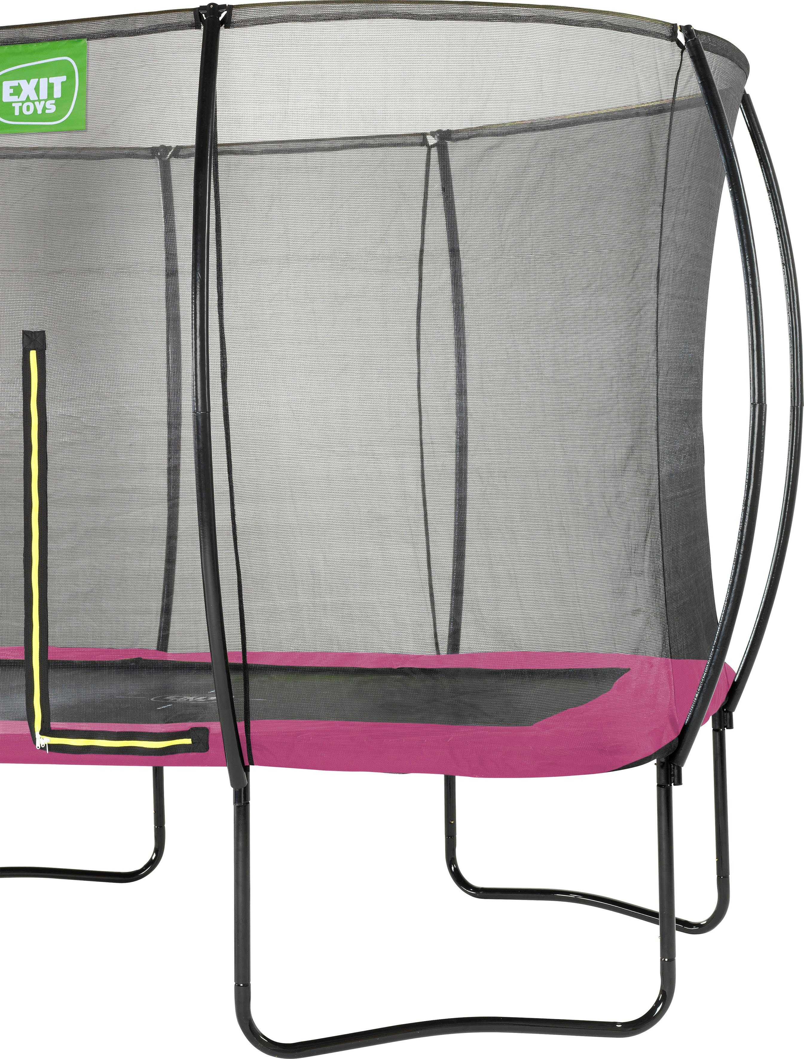 EXIT Gartentrampolin Silhouette, mit Sicherheitsnetz