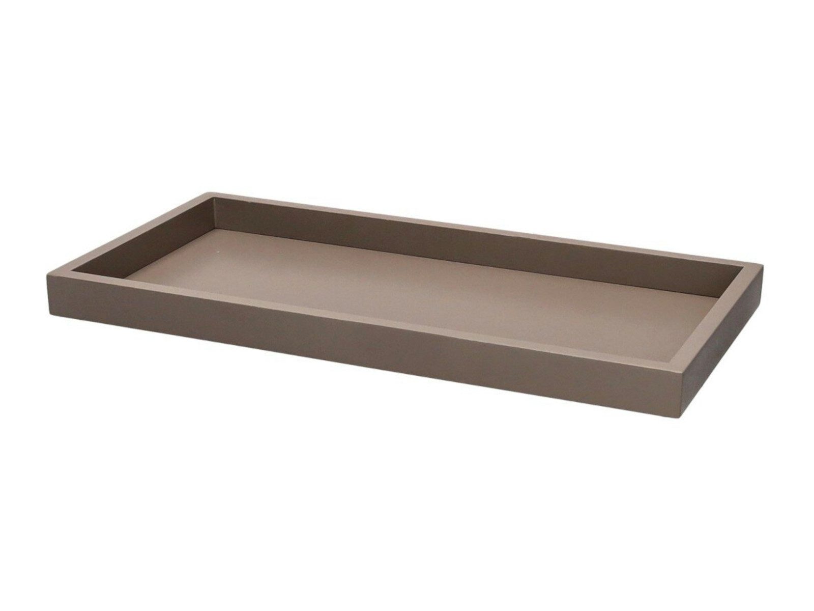 Giftcompany Tablett Neo Tablett rechteckig braun 30cm, Holzfaserplatte