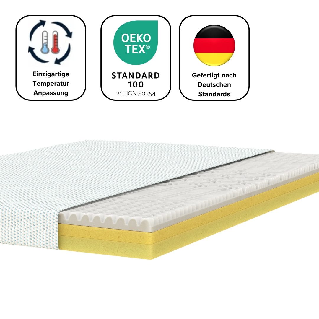 Komfortschaummatratze Matratze Memory Foam mit Temperatur-Regulierung, günstig online kaufen