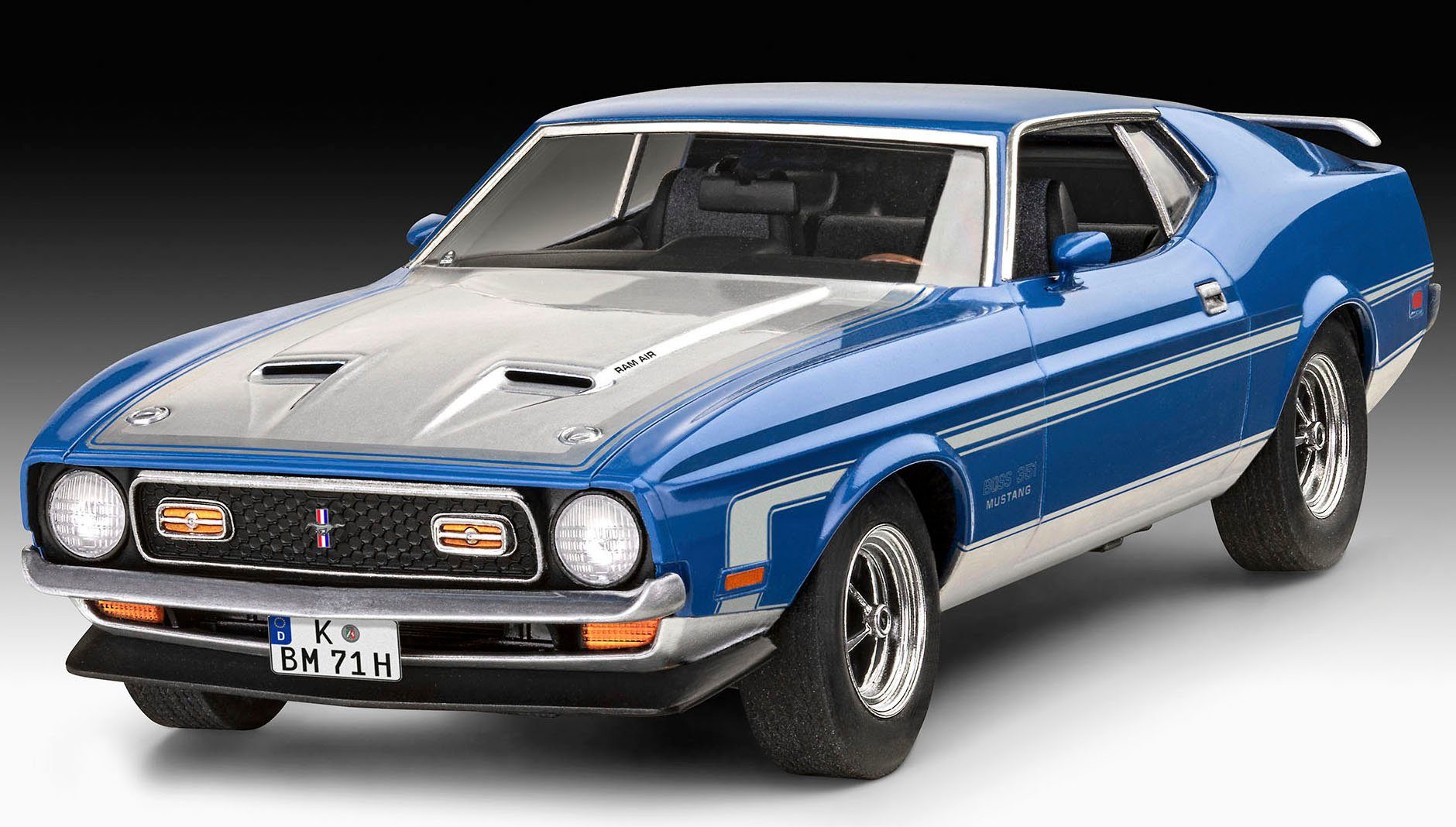 Revell® Modellbausatz 71 Ford Mustang Boss 351, Maßstab 1:25