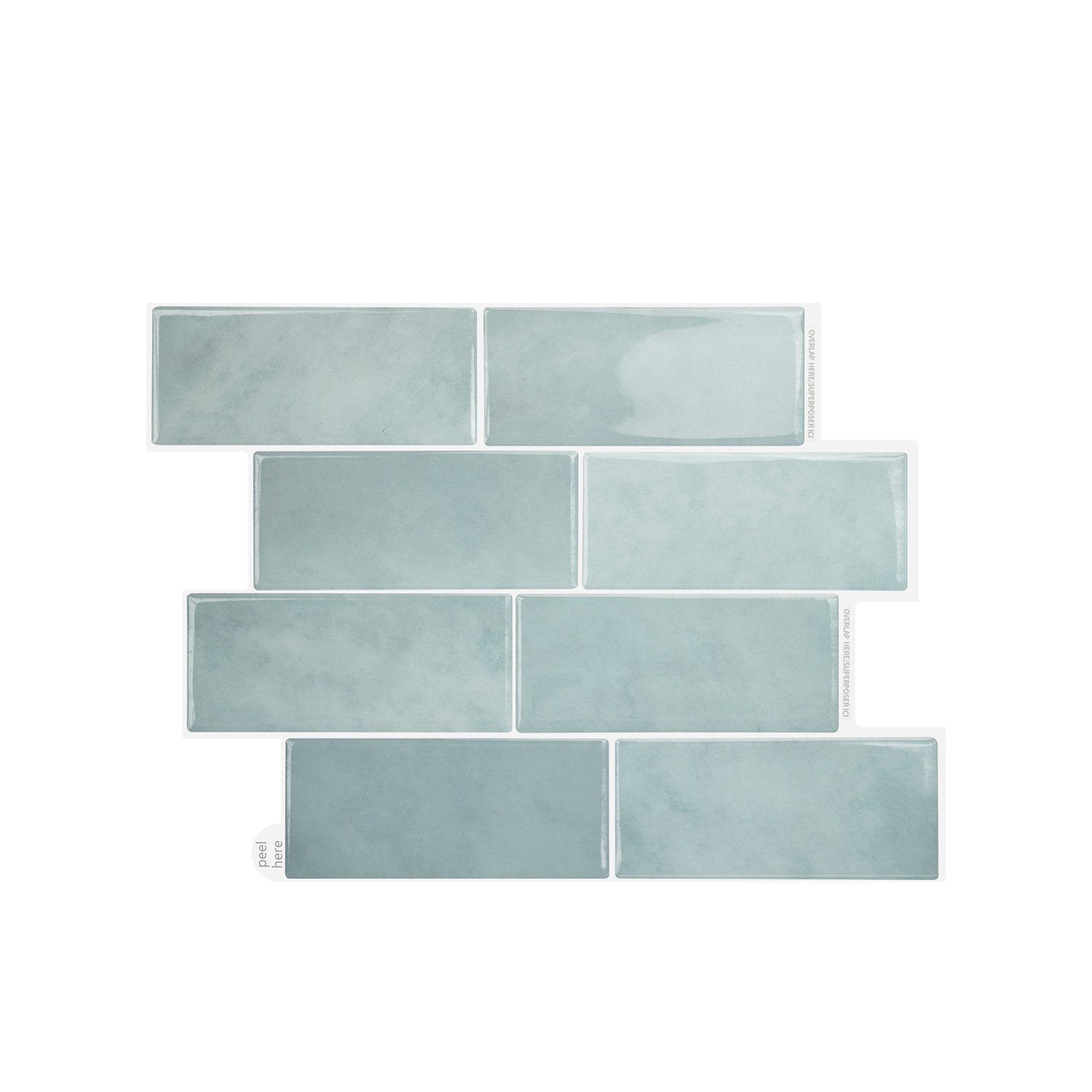 Coonoor Küchenrückwand selbstklebend Spritzschutz Küche 3d Wandpaneele 29.3 günstig online kaufen