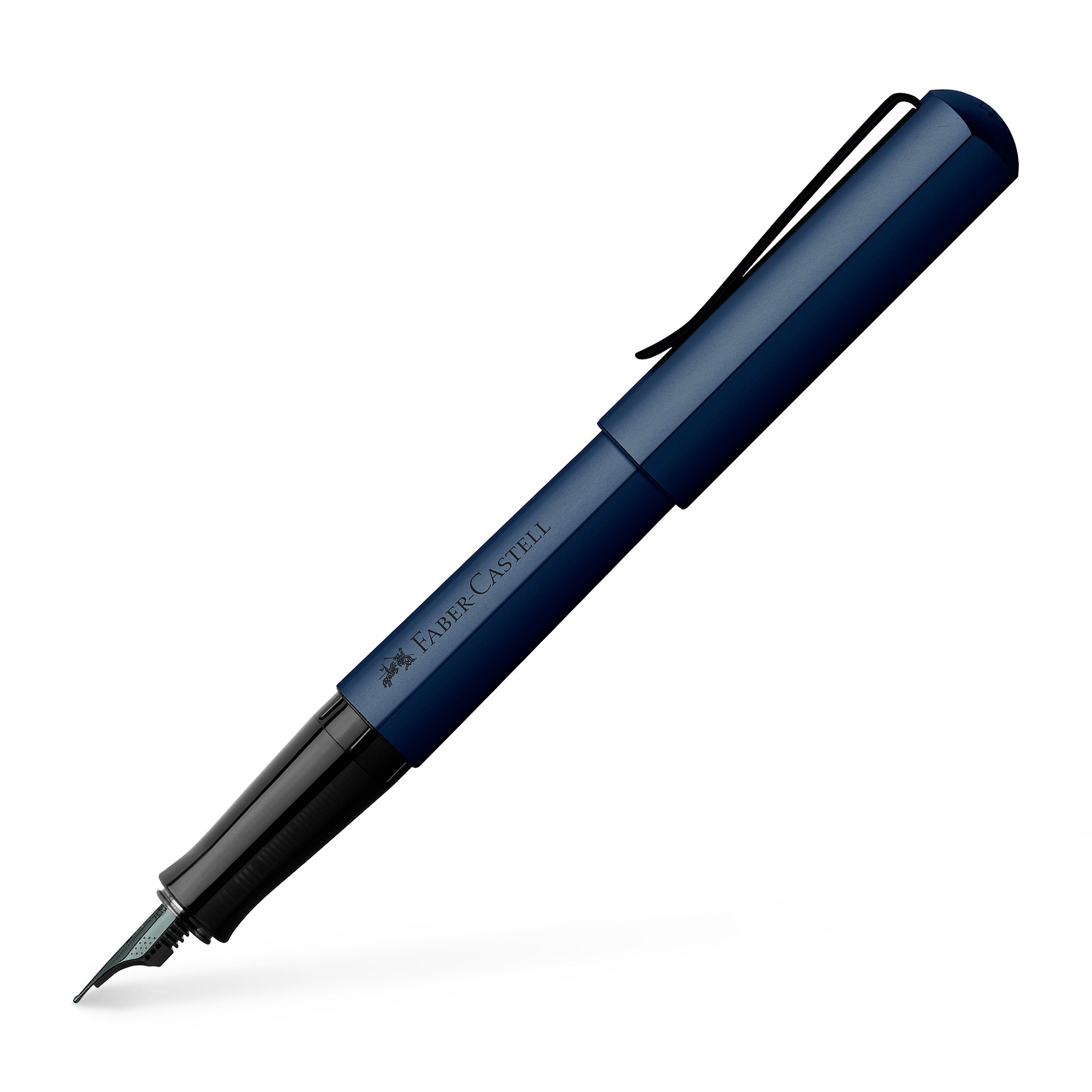 Faber-Castell Rechts- M, Füller Für Füller Linkshänder geeignet und blau Hexo