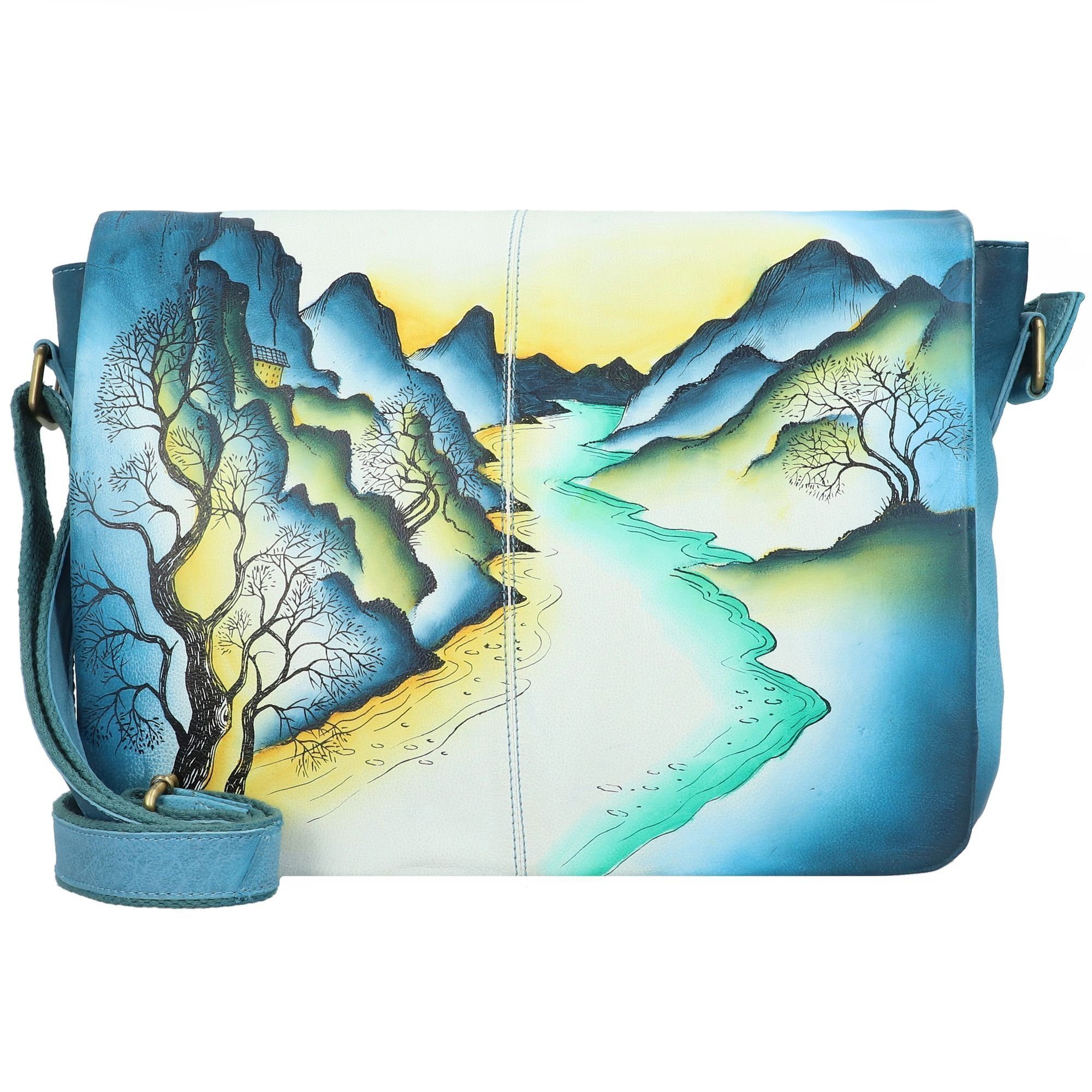 GreenLand Nature Messenger Bag Art+Craft, Leder