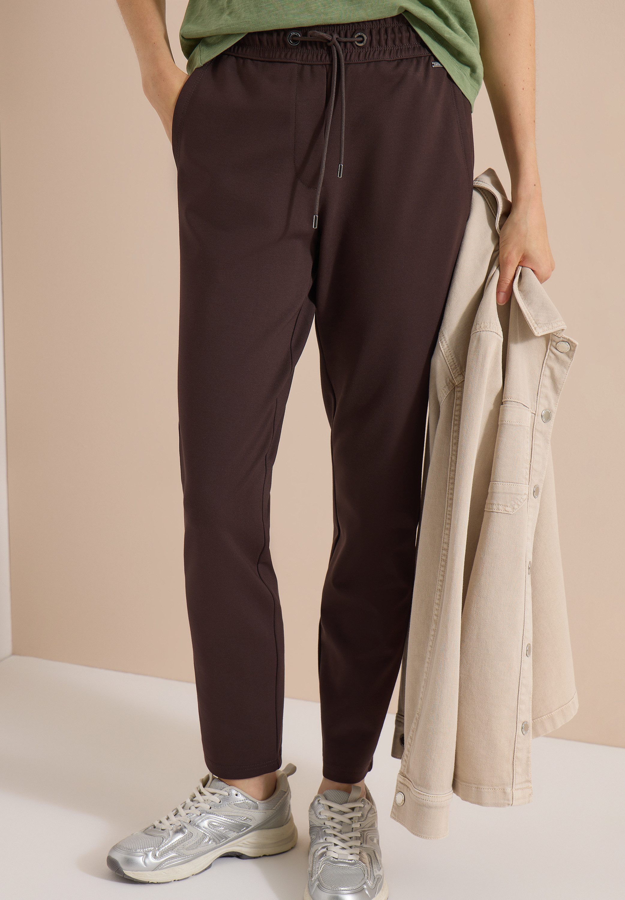 CECIL Stoffhose Style Tracey mit elastischem Bund und Tunnelzug