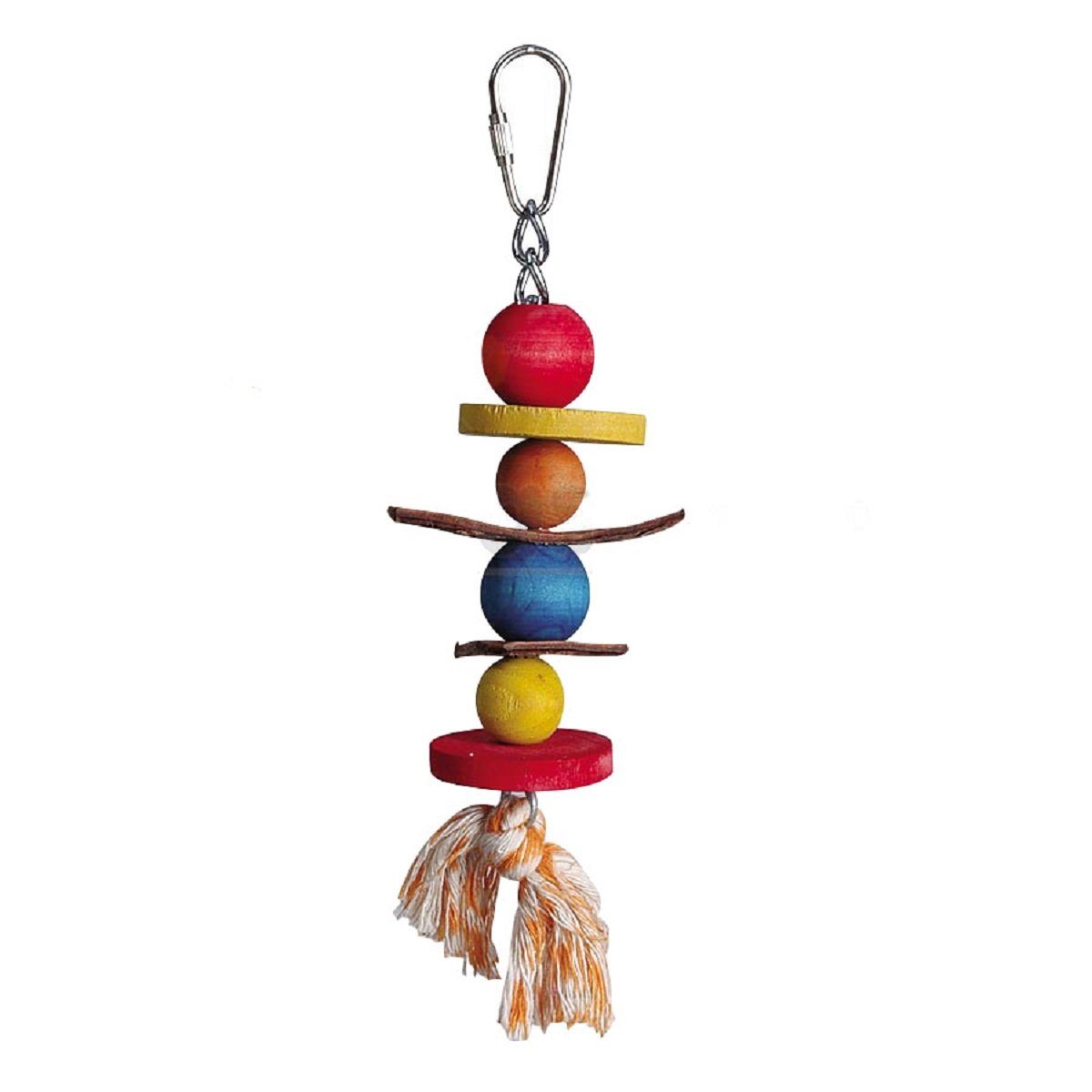 Vogelspielplatz Vogelspielzeug Vogelschaukel Kletterseil Käfigdeko für Vögel ca. 13 cm