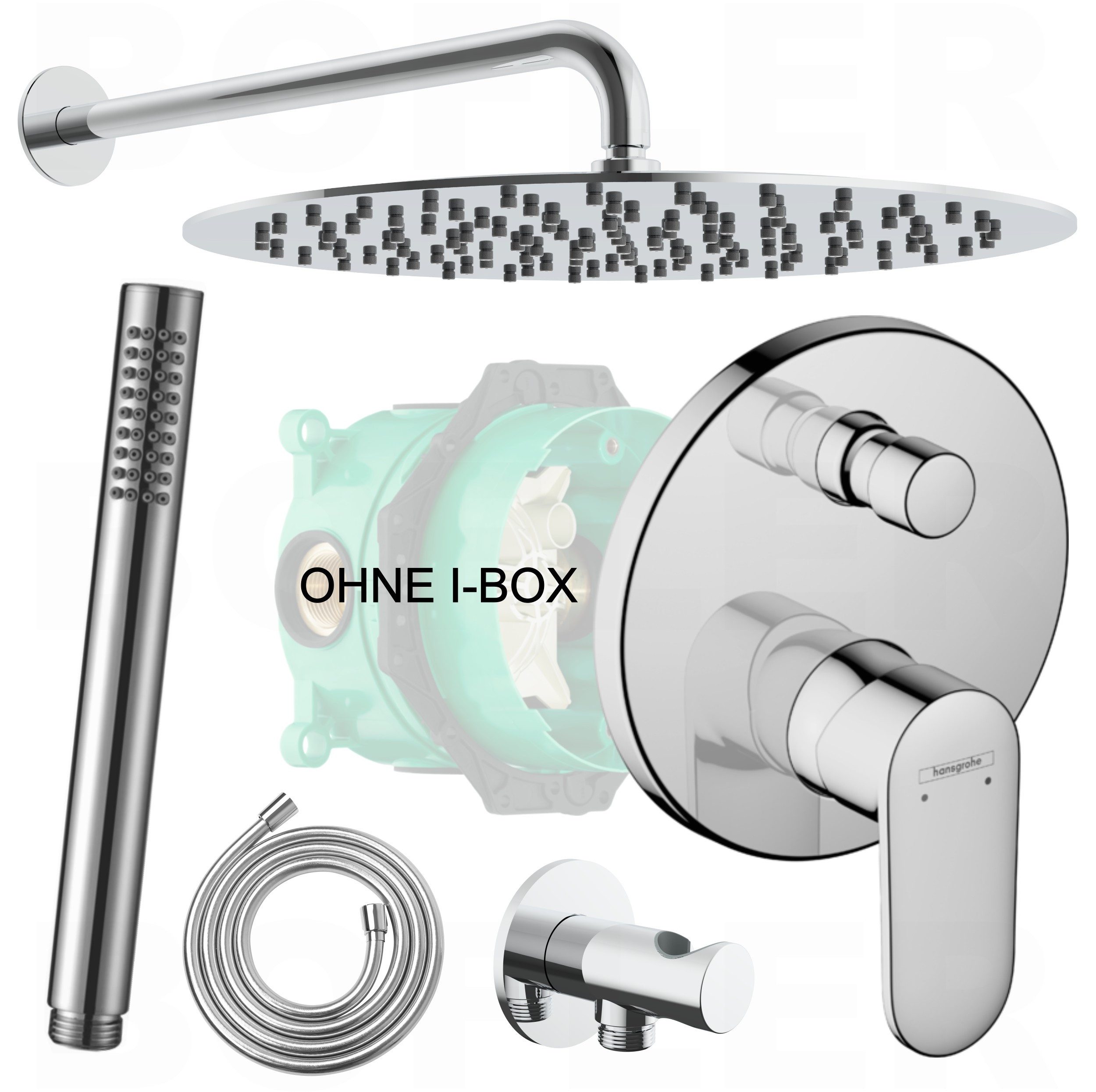 hansgrohe Duscharmatur Vernis Blend Armatur mit Umsteller (Unterputz Duschs günstig online kaufen