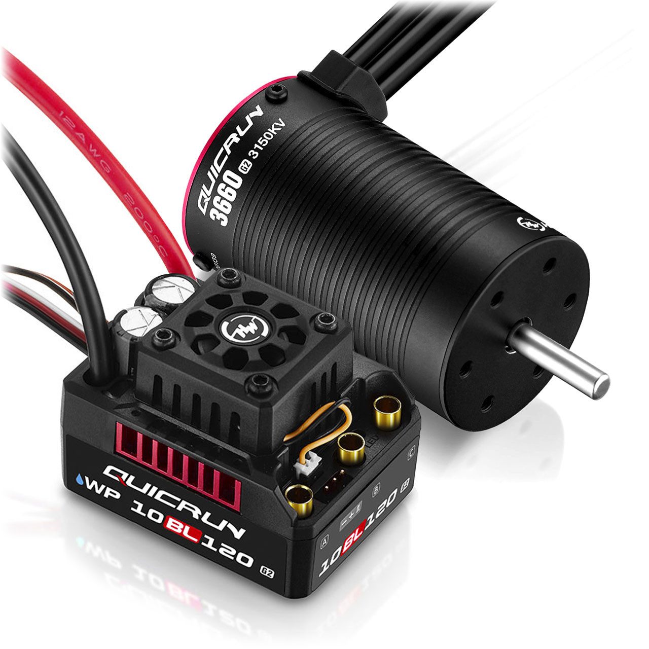 Modellbausatz Hobbywing Combo WP10BL120G2 mit 3660SL-3150KV-G2 HW-38030210
