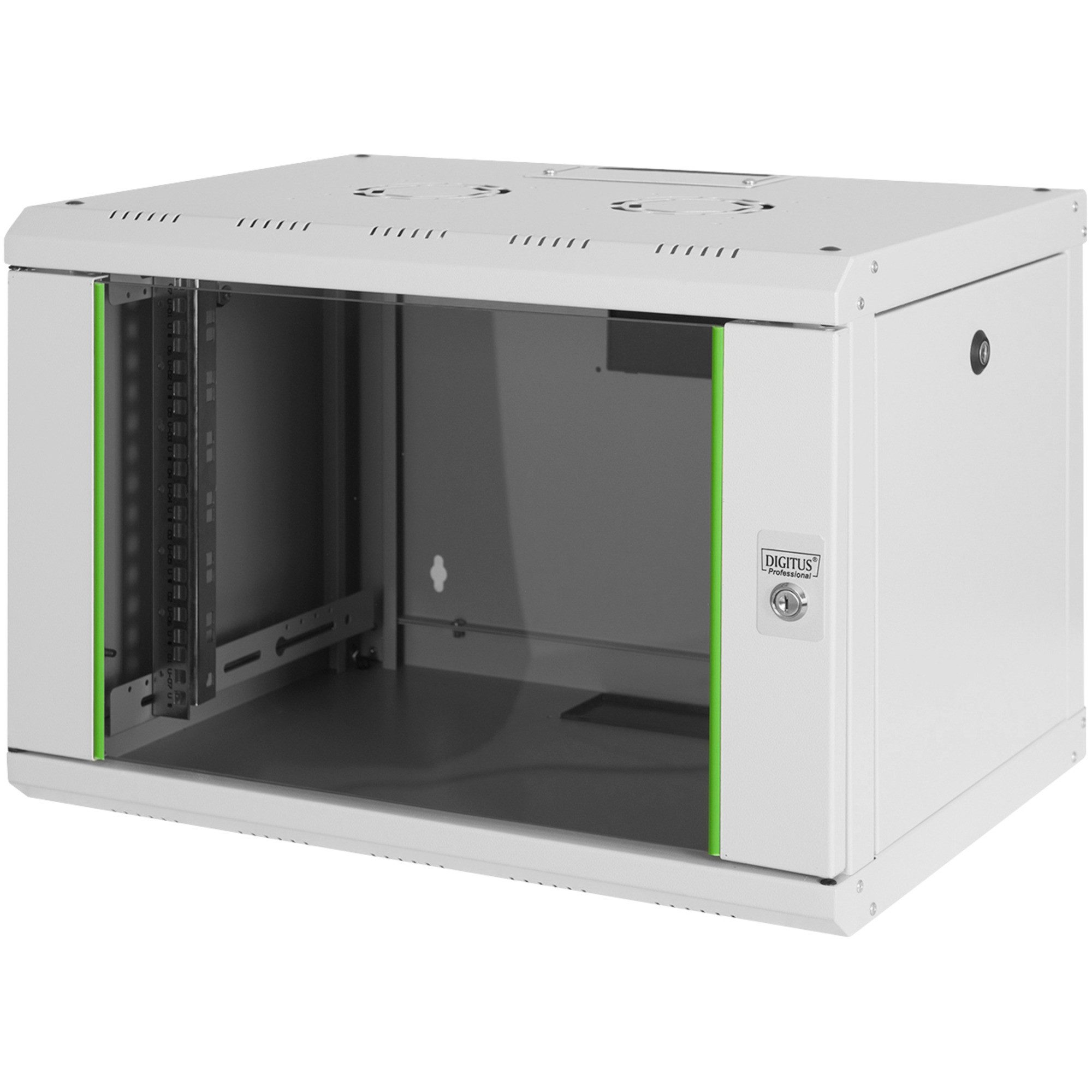 Digitus Serverschrank Digitus 483-mm-Wandschrank, 7 HE, IT-Schrank, (7