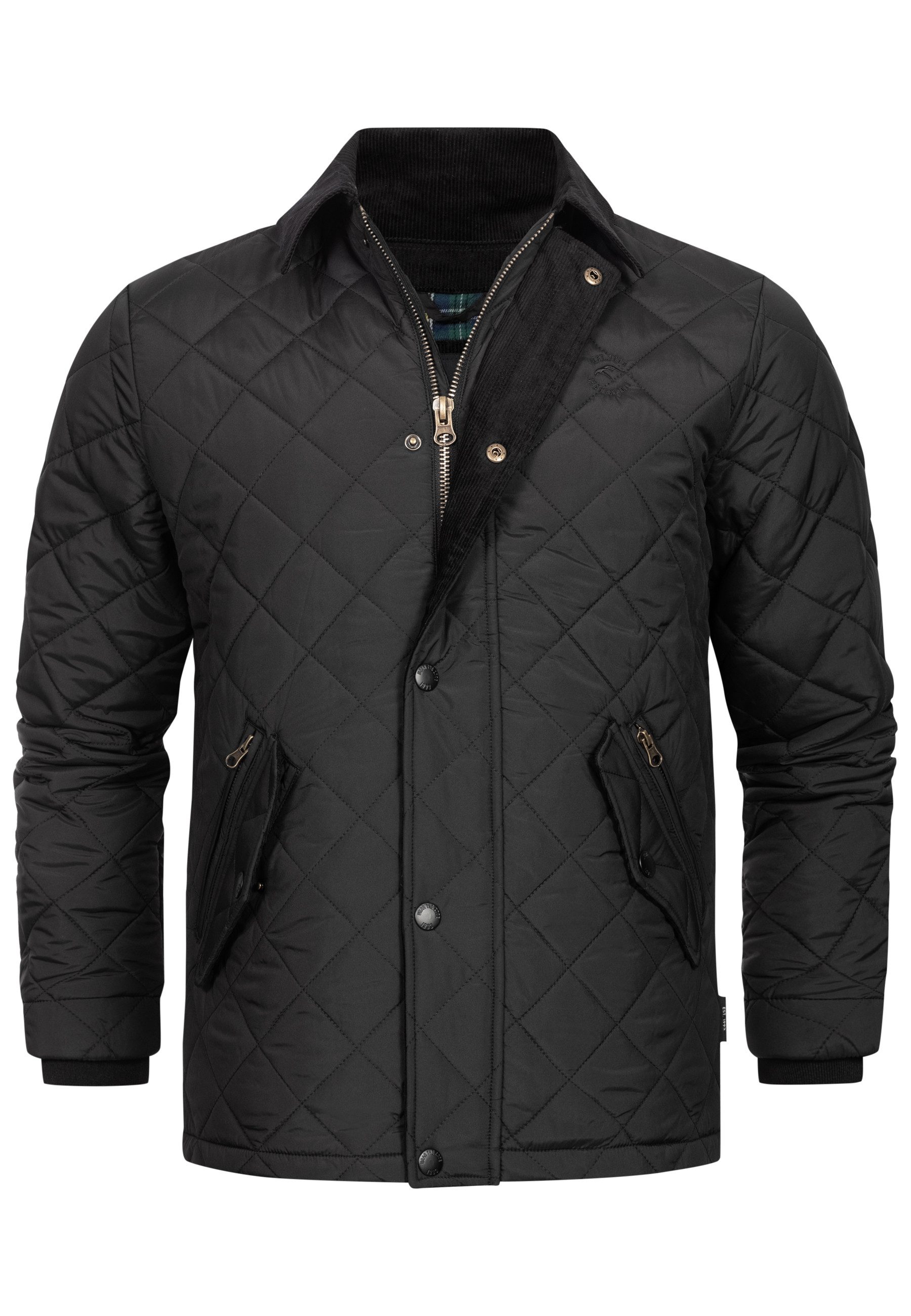 Indicode Steppjacke Herren INAldos Herrenjacke Daunen-Optik Steppjacke mit günstig online kaufen