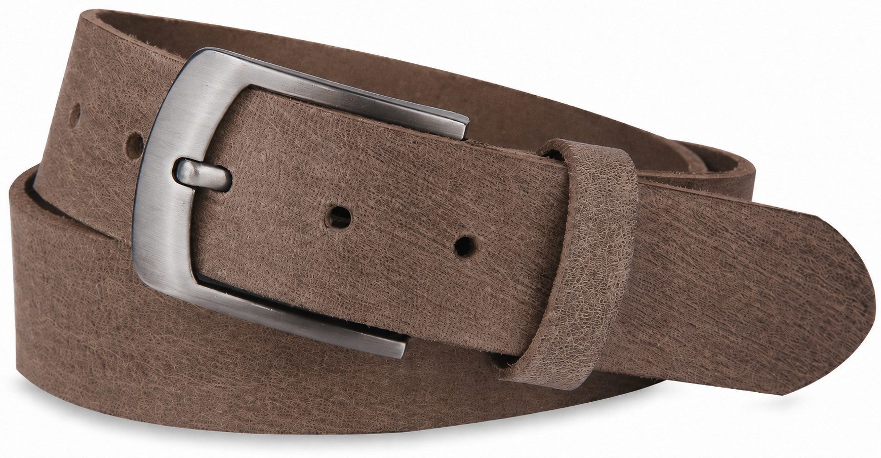 Frentree Ledergürtel aus 100% Echtleder, MADE IN GERMANY 3,8 cm breiter Gürtel aus Leder, kürzbar, verschiedene Farben