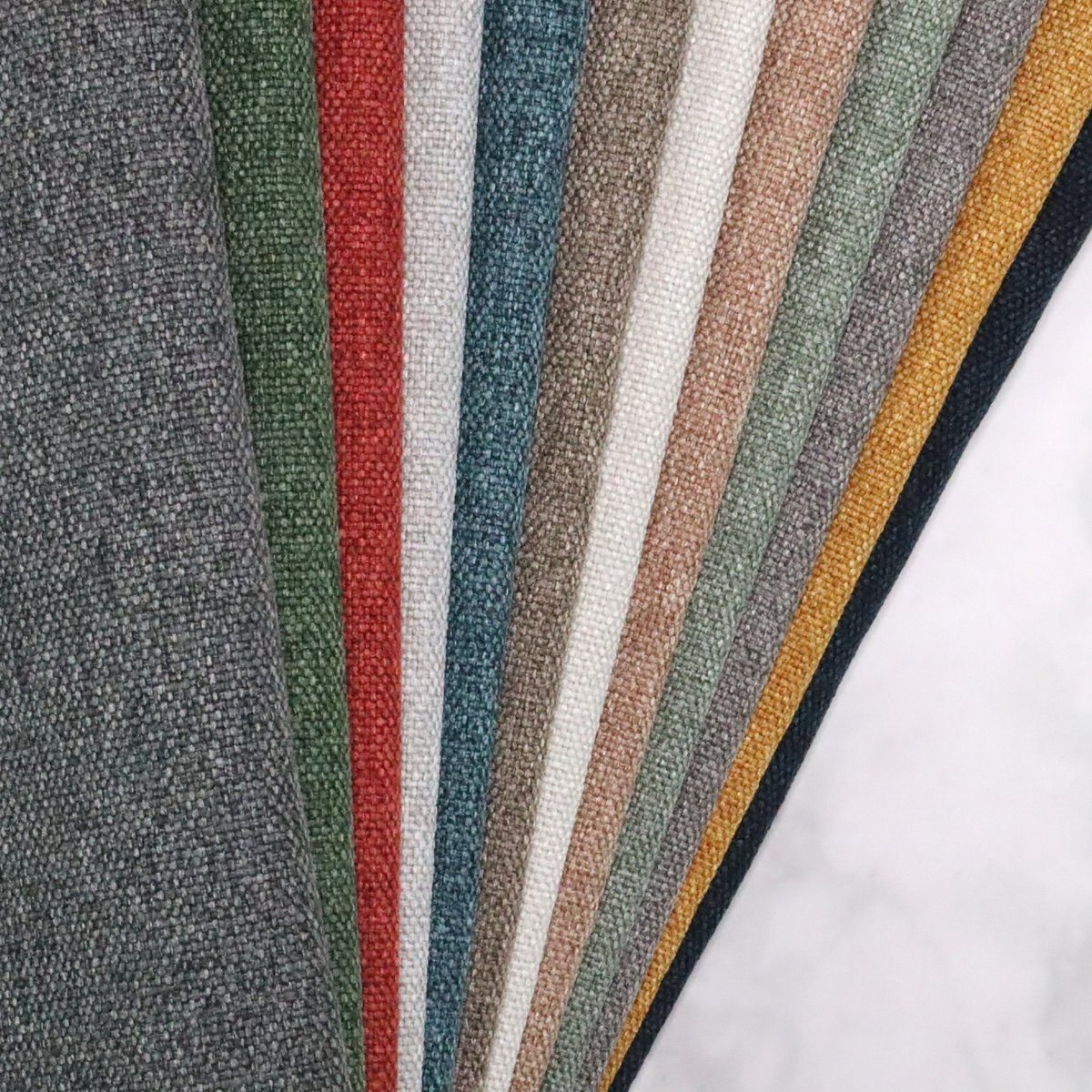 Stofferia Stoff Polsterstoff Flachgewebe Fleckenschutz Summer Grau, Breite 140 cm, Meterware