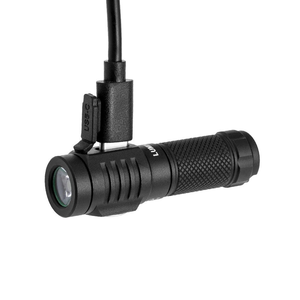 Lumintop Taschenlampe FROG 3.0 USB-C mit 10300 Akku Alu Mini EDC Lampe - cool white 6500K (1-St)
