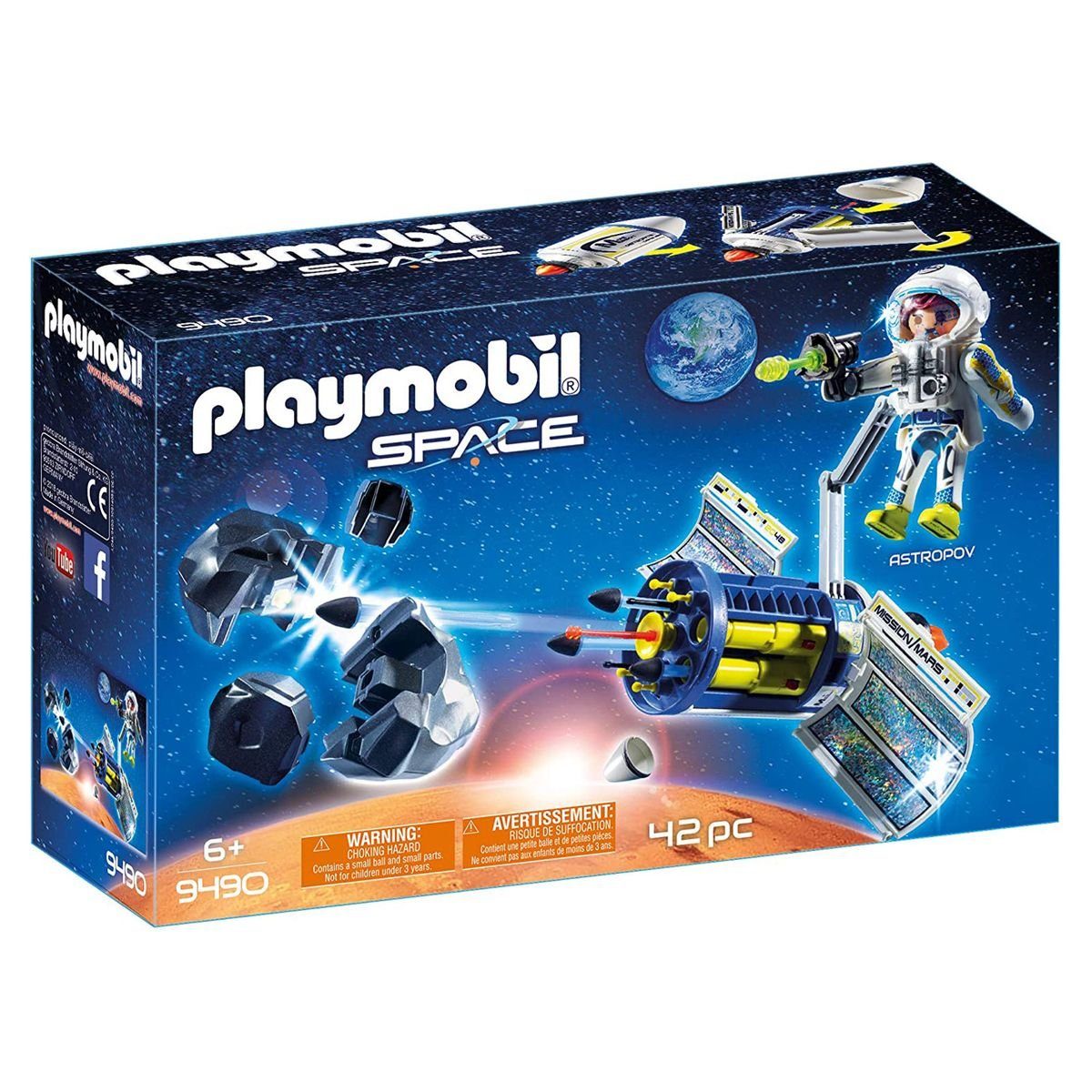 Playmobil® Spielwelt PLAYMOBIL® 9490 - Space - Meteoroiden-Zerstörer, inkl.  Figur Astropov
