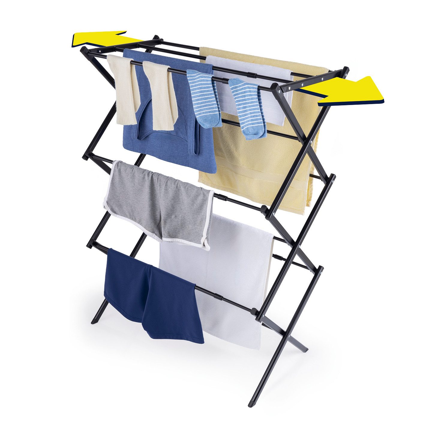 EASYmaxx Wäscheständer 108x38x102cm ausziehbar