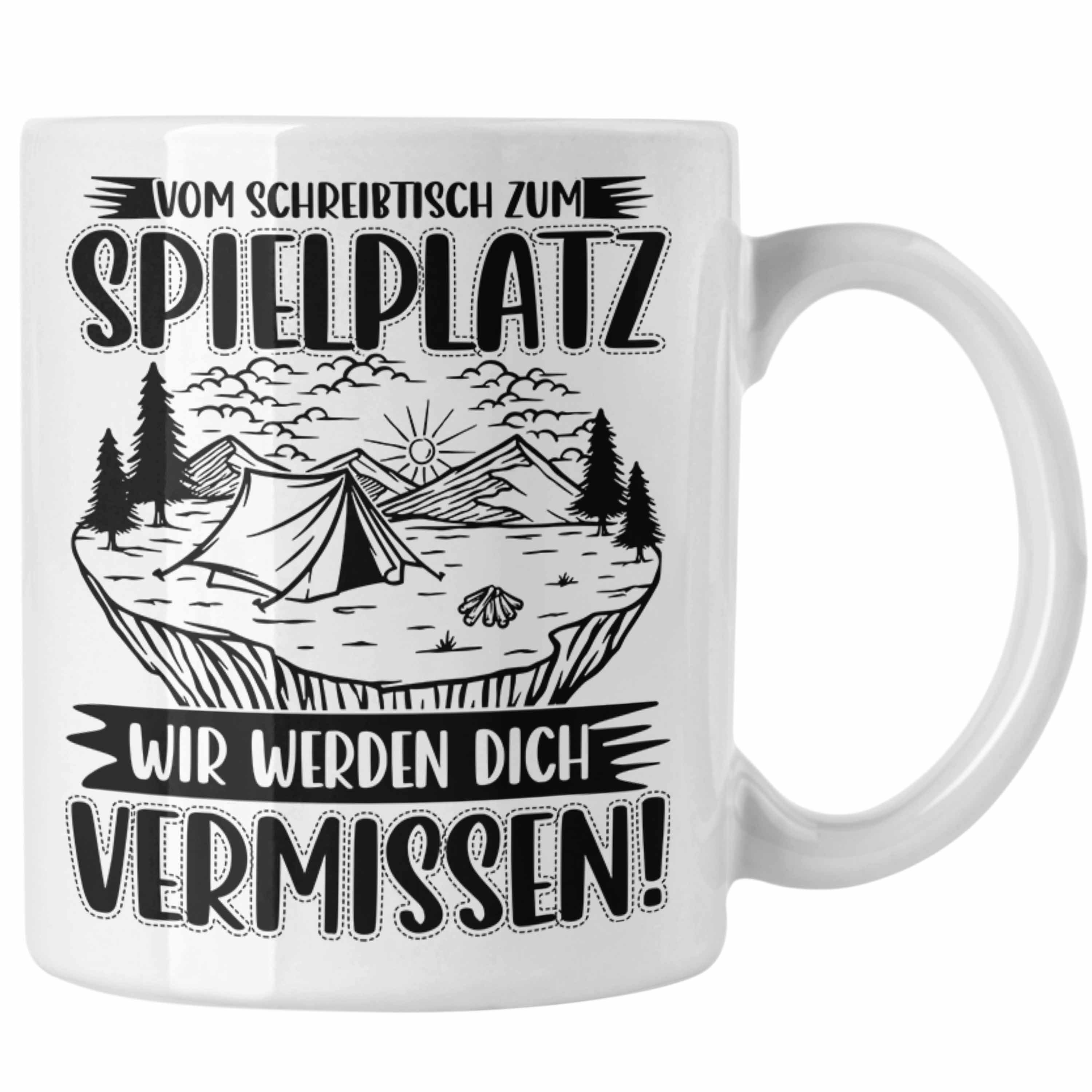 Kaffeetasse Weiss Abschied Trendation Mutterschutz Geschenk Kollegi Tasse Tasse Mutterschutz