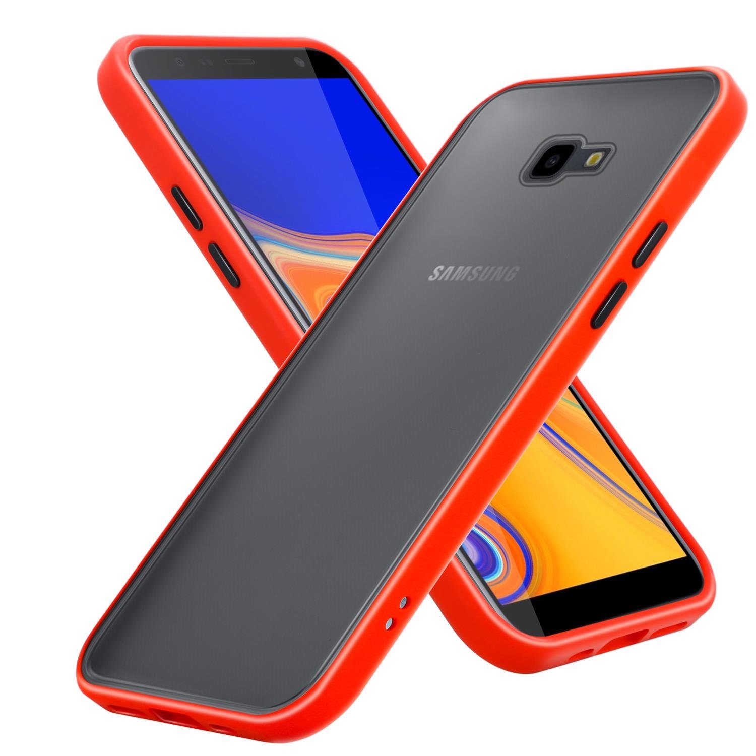 Cadorabo Handyhülle »Hybrid Matt« Samsung Galaxy J4 PLUS, Handy Schutzhülle  - Hülle - Ultra Slim Hard Cover Case - Bumper online kaufen | OTTO
