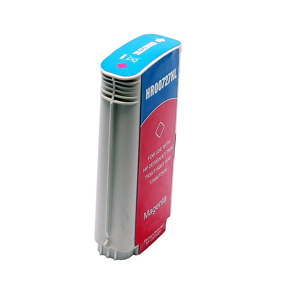 ABC Tintenpatrone (Kompatible Druckerpatrone für HP 730 Magenta Designjet T1600, jet T1600 T1600dr T1600ps T1700 T1700d T1700dr T1700ps T2600dr T2600ps)