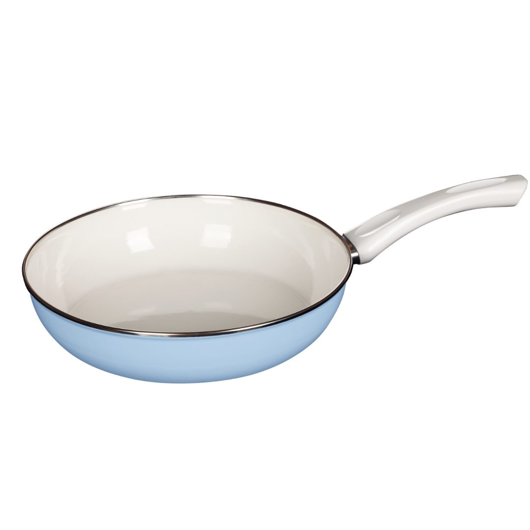 Riess Bratpfanne Ceramicglas Pfanne Blau 28cm