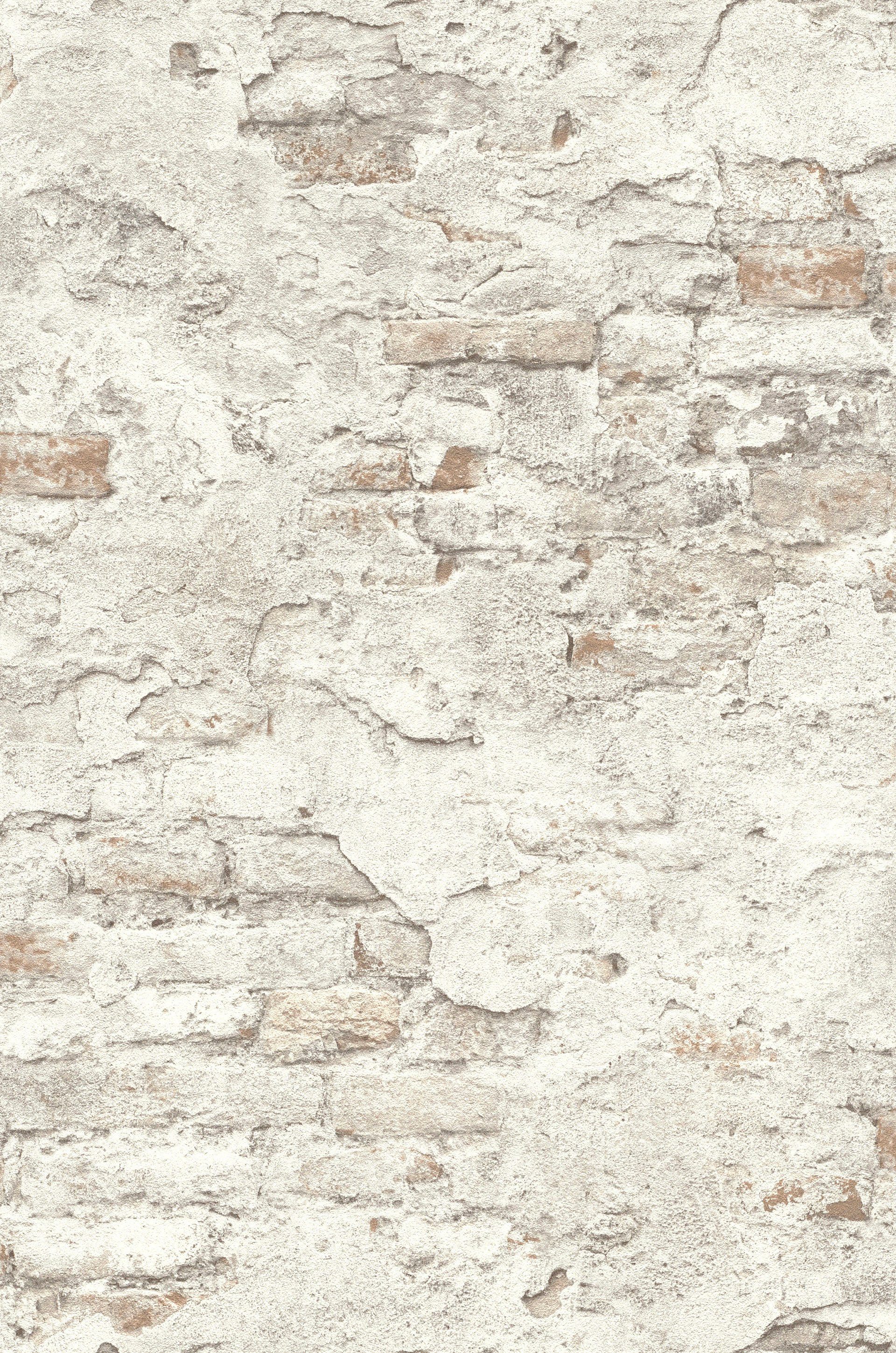 Rasch Vinyltapete Factory III, geprägt, Steinoptik, gemustert, (1 St) günstig online kaufen