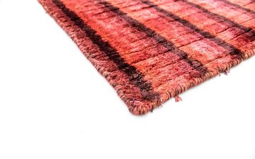 Läufer Loribaft Teppich handgewebt rot, morgenland, rechteckig, Höhe: 12 mm, Viskose