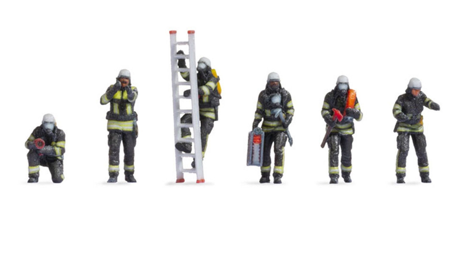 NOCH Dekofigur NOCH N Figuren Feuerwehr, 3D gedruckte Figuren, fü