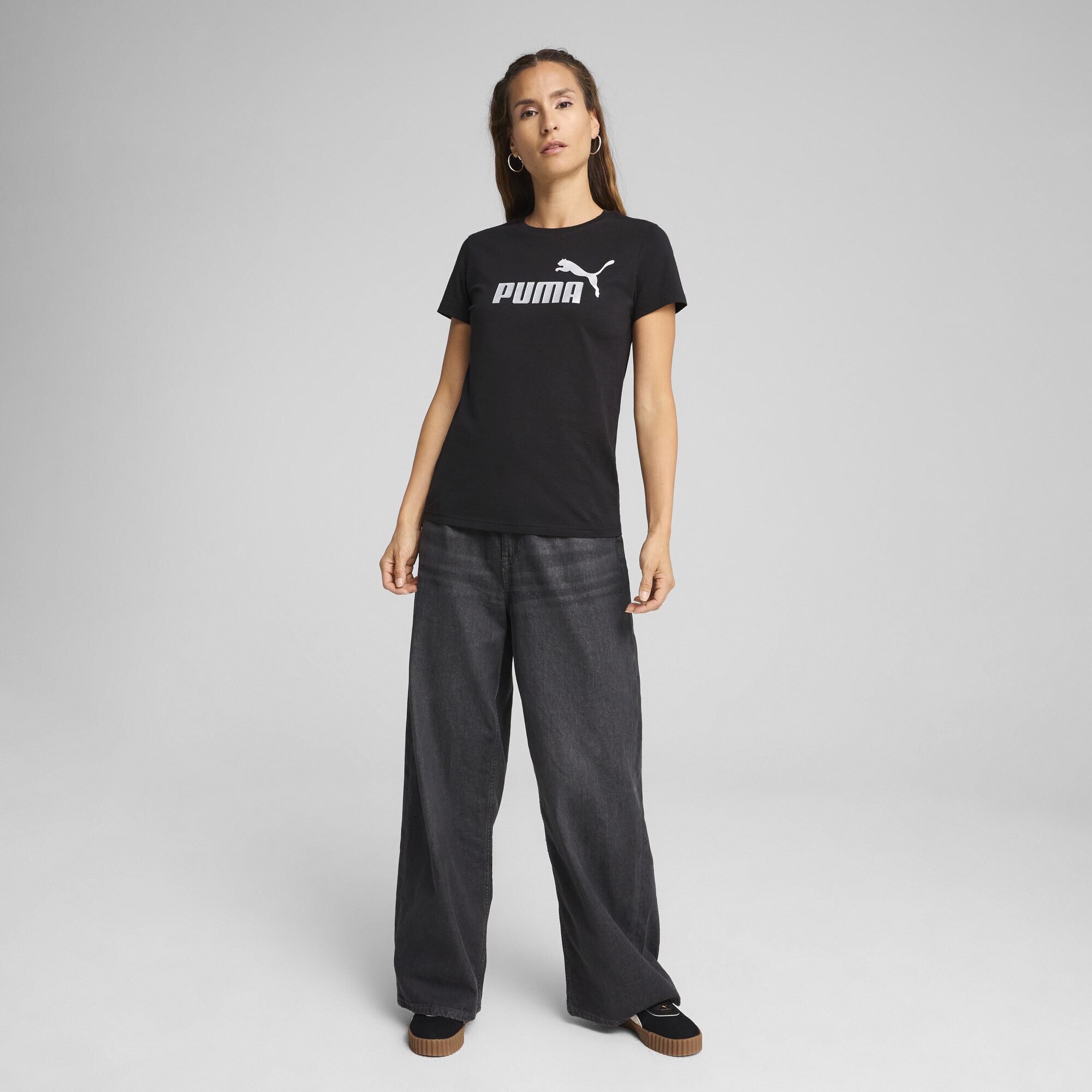 PUMA T-Shirt ESS METALLIC No. 1 Logo T-Shirt Damen günstig online kaufen