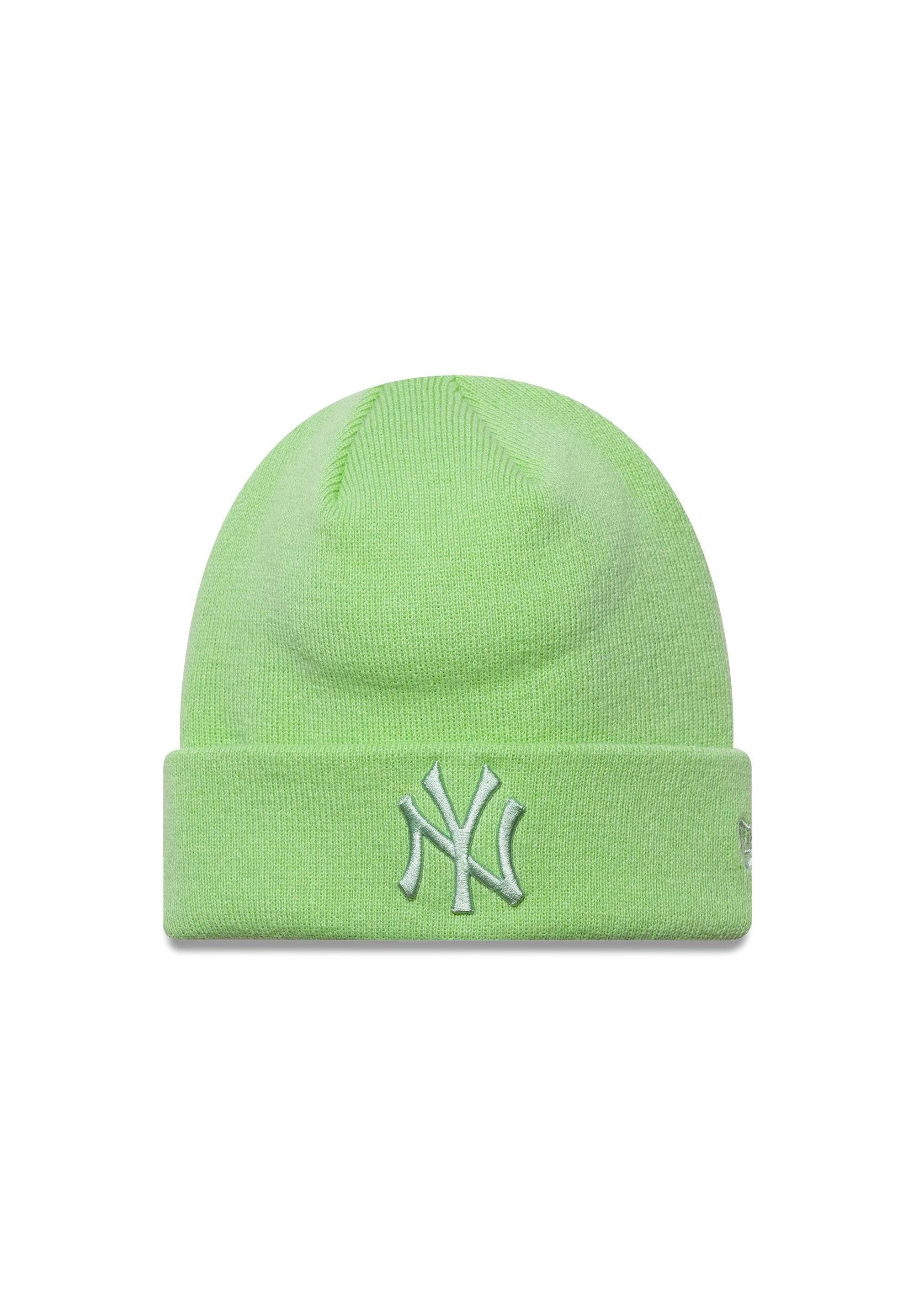 New Era Bommelmütze New York Yankees Women League Essential Beanie New Era MLB Grün (1-St)