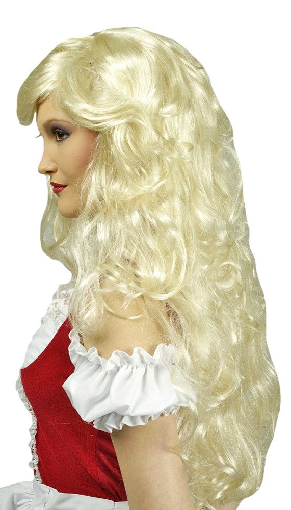 Kostüm-Perücke Langhaar Locken Perücke Taylor - Blond