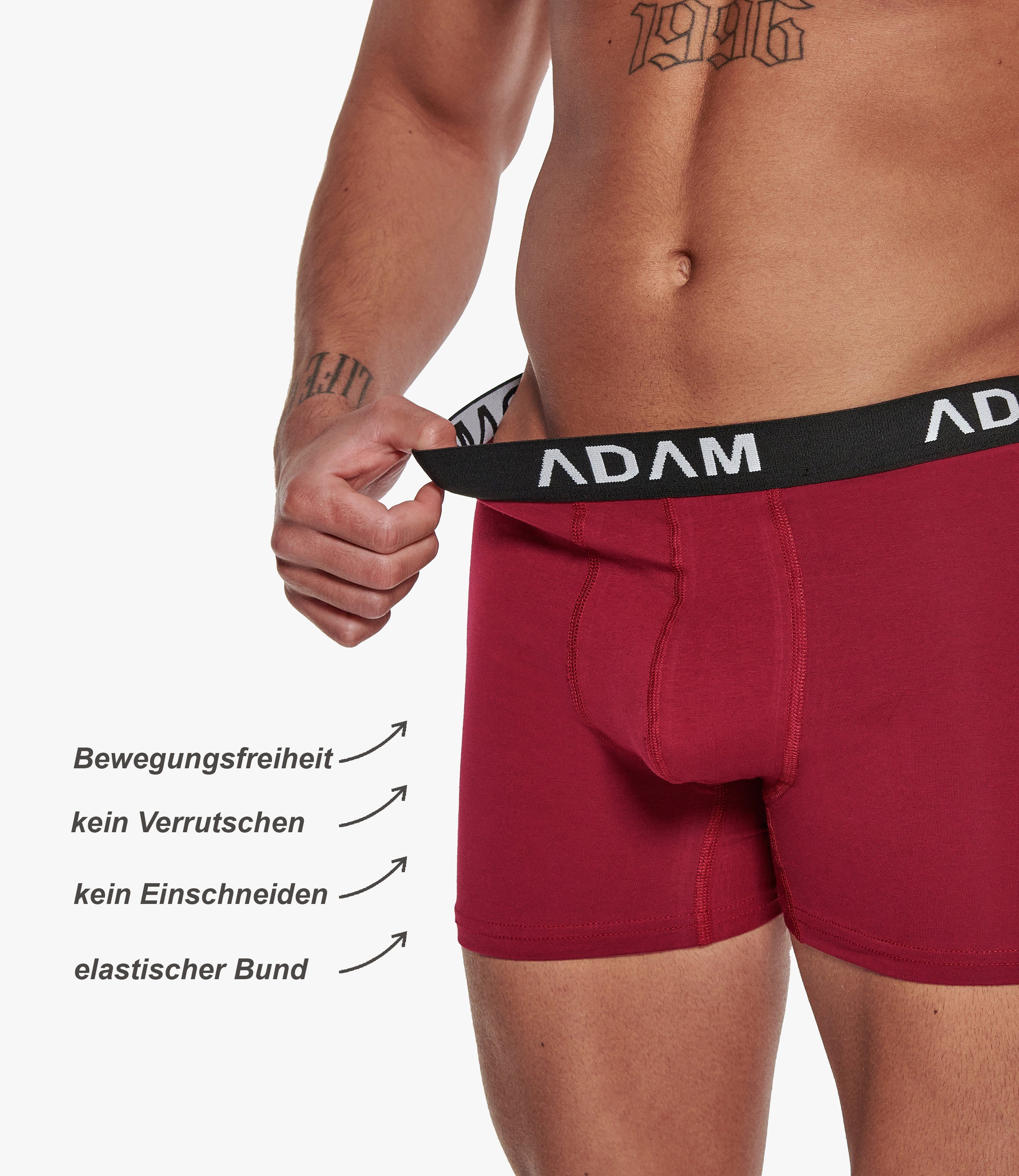 ADAM JEANS Boxershorts die preisgünstigsten Herren Boxershorts auf OTTO Premium Boxer-Shorts (6er-Pack) Männer Boxer Shorts Herren Trunks Unterwäsche Herren Und – Bild 4 von 5
