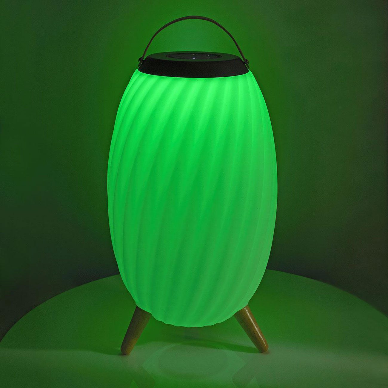 Nedis 90W RGB LED-Lautsprecherlampe: Farbwechsel & kabelloser Musikgenuss Bluetooth-Lautsprecher (stimmungsvolle Beleuchtung)