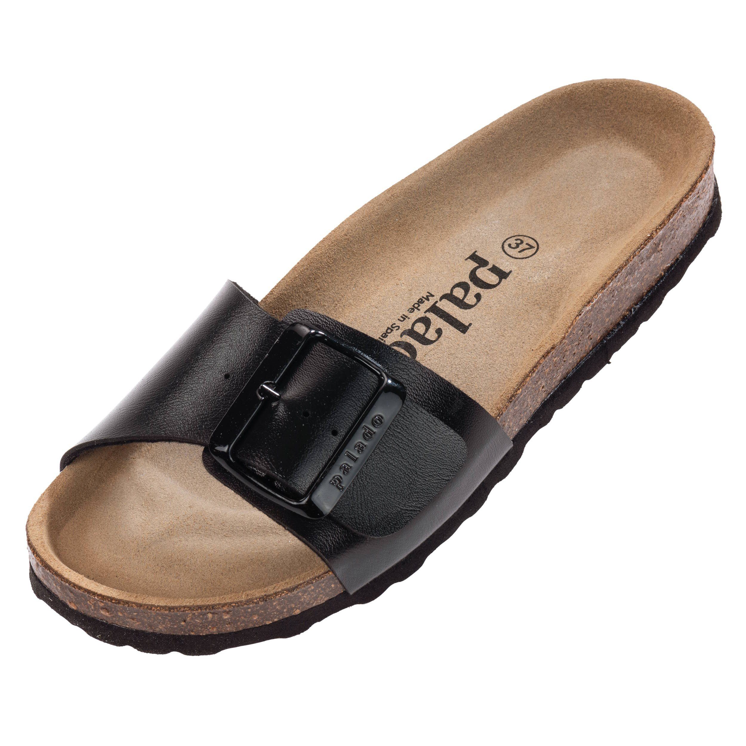 Vital Lara 16028-3144 Keilpantolette für Damen mit Noppen-Massagefußbettung