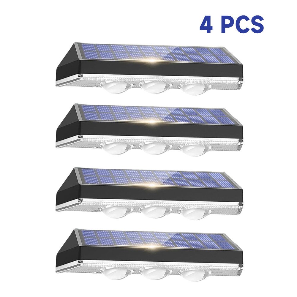 PODOFO LED Solarleuchte Solar Außenleuchten Zaunleuchten günstig online kaufen