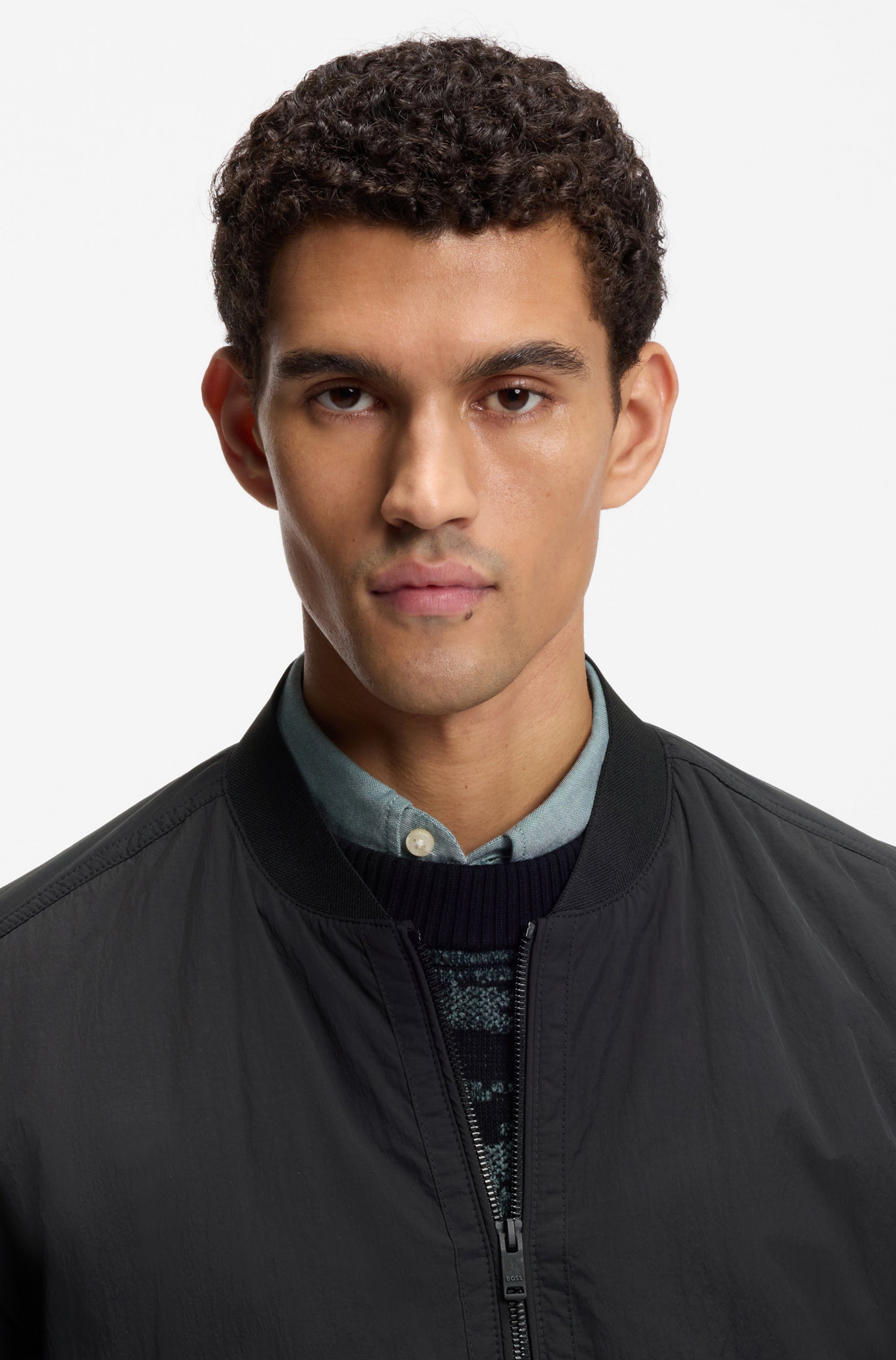 BOSS ORANGE Bomberjacke Ovarsi Relaxed Fit, leicht wattiert