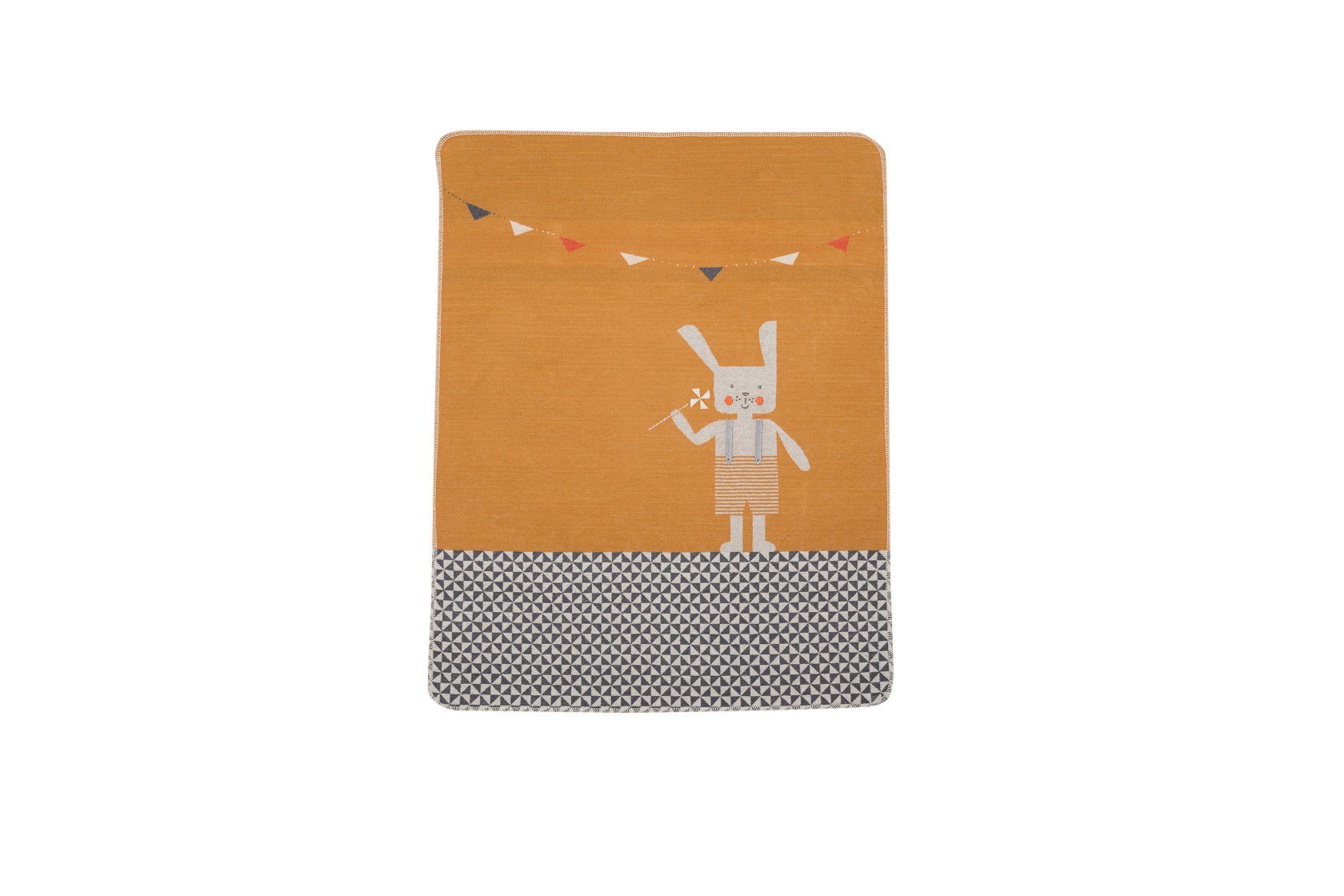 Babydecke Juwel mit Stick 'Hase' 70 x 90 cm, DAVID FUSSENEGGER günstig online kaufen