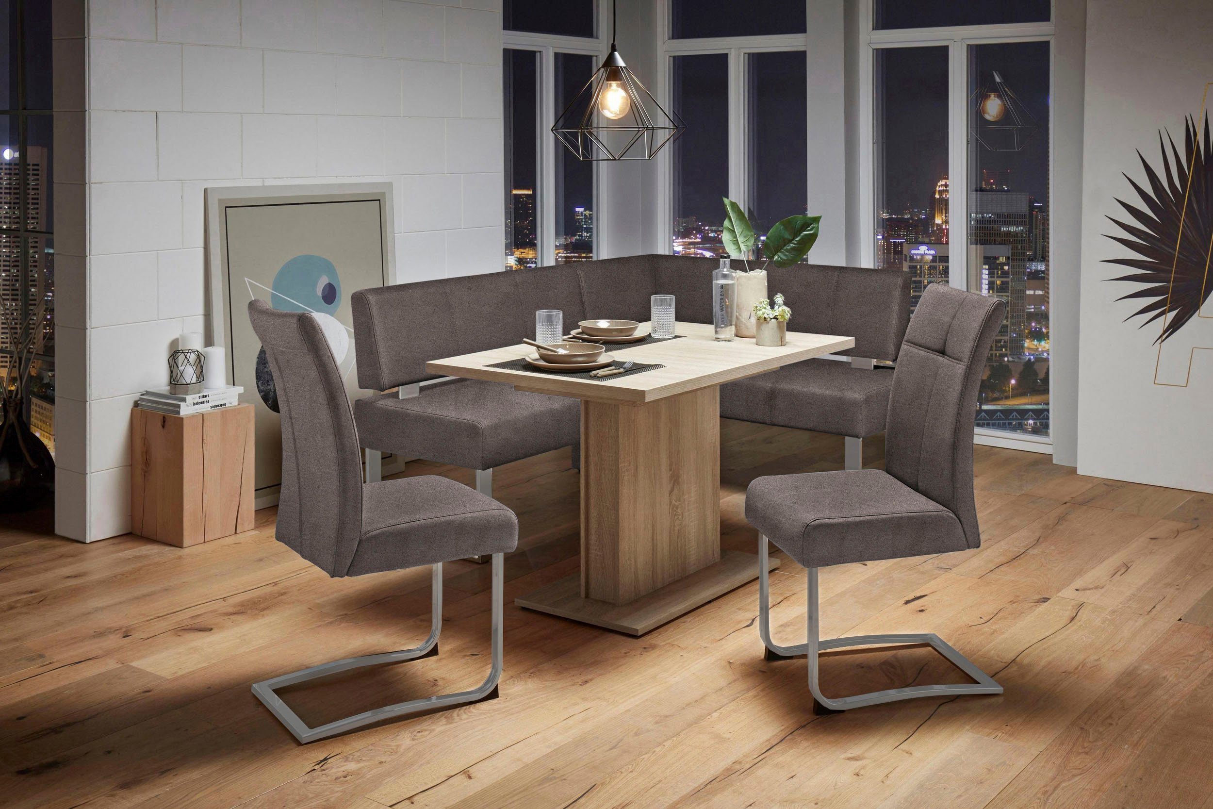 OTTO home Freischwinger Rab (Set, 2 St), Bezug in verschiedenen Qualitäten, maximale Belastbarkeit 120 kg