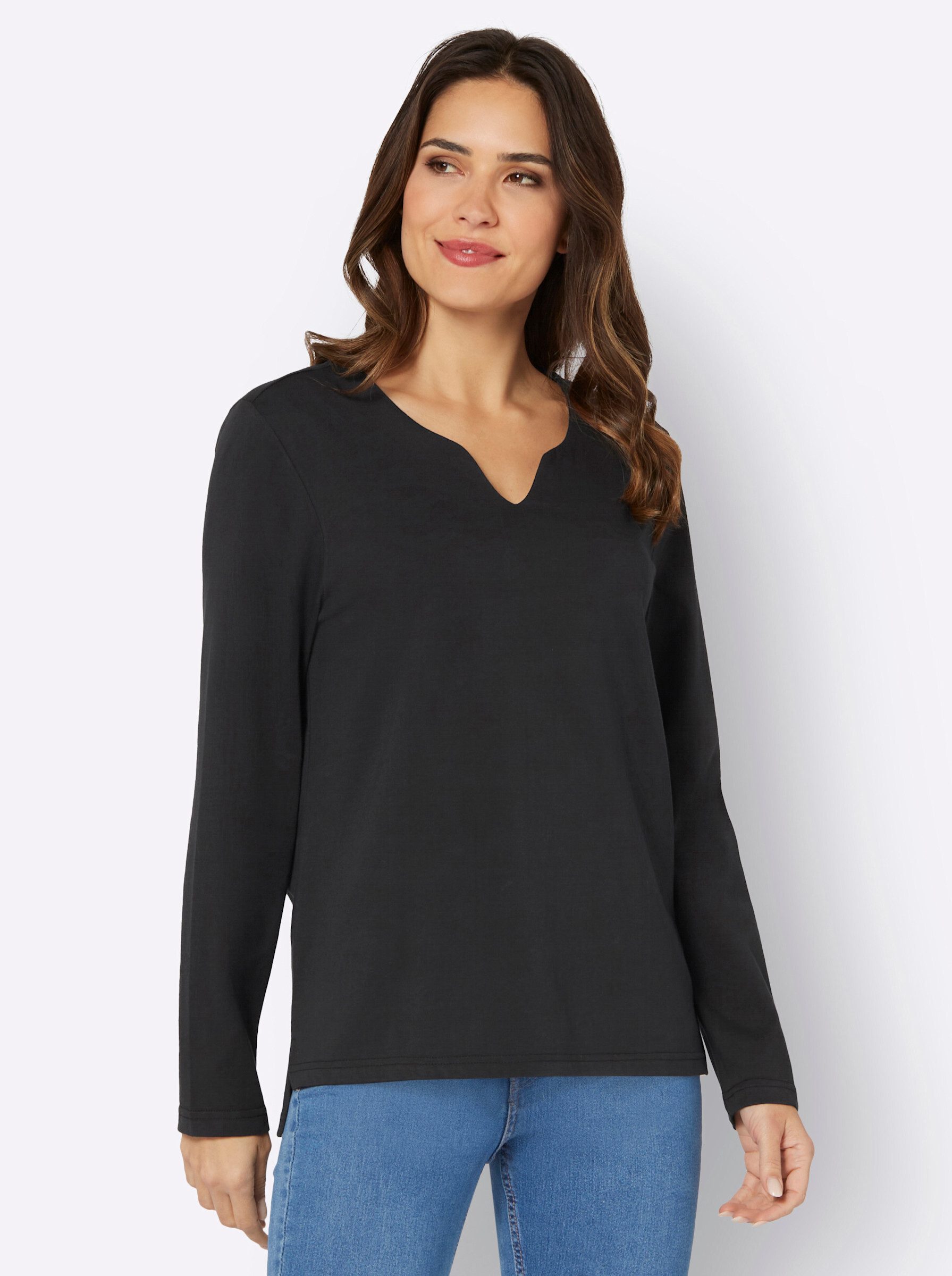 Classic Basics Langarmshirt "Langarm-Shirt", (1 tlg.) günstig online kaufen